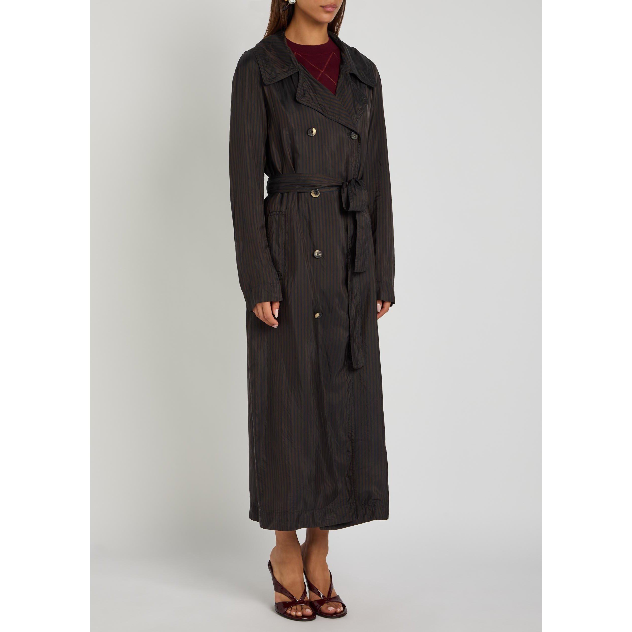 DARK BROWN - Dries Van Noten - 00520-ROLANA 4284 W.W.COAT - 2