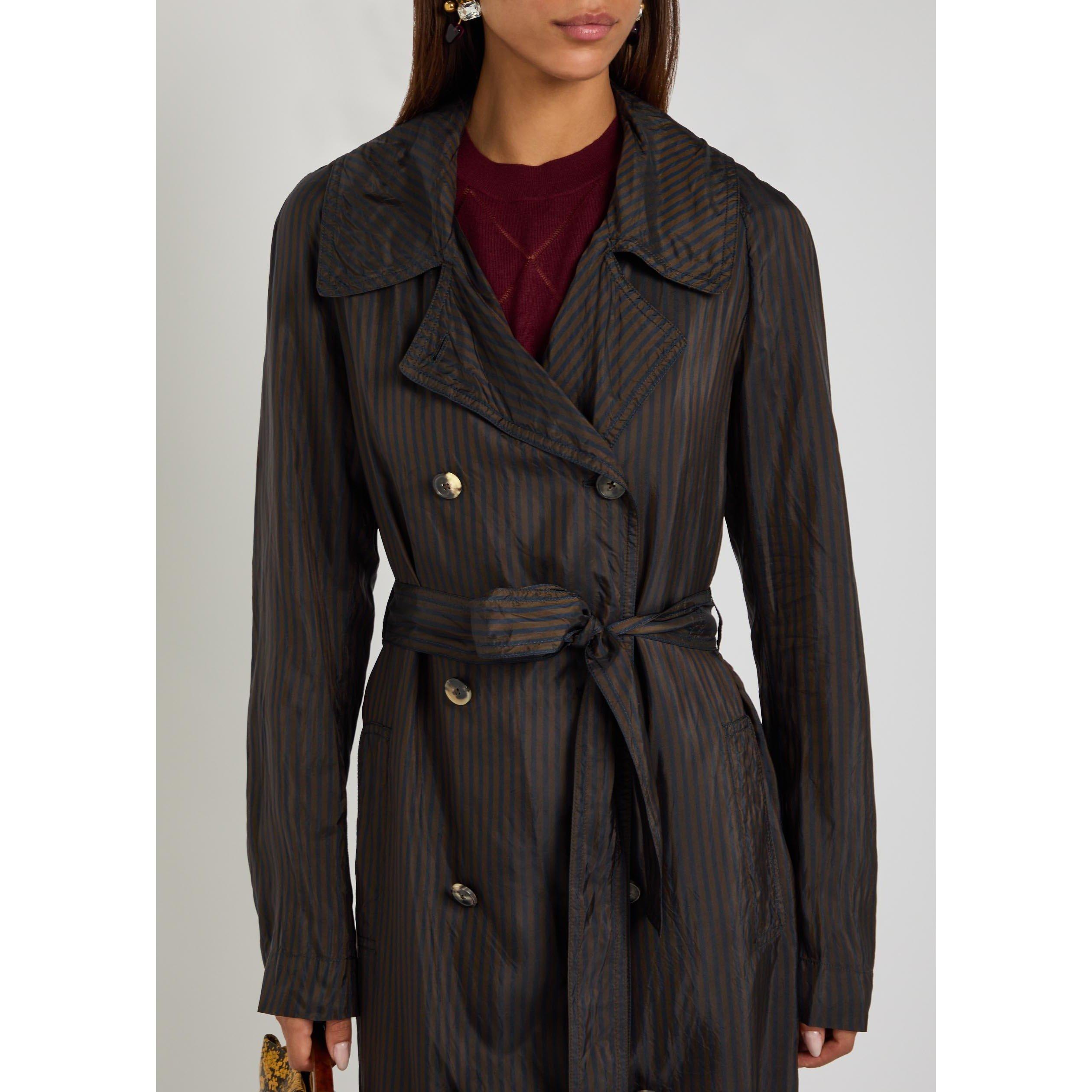 DARK BROWN - Dries Van Noten - 00520-ROLANA 4284 W.W.COAT - 4