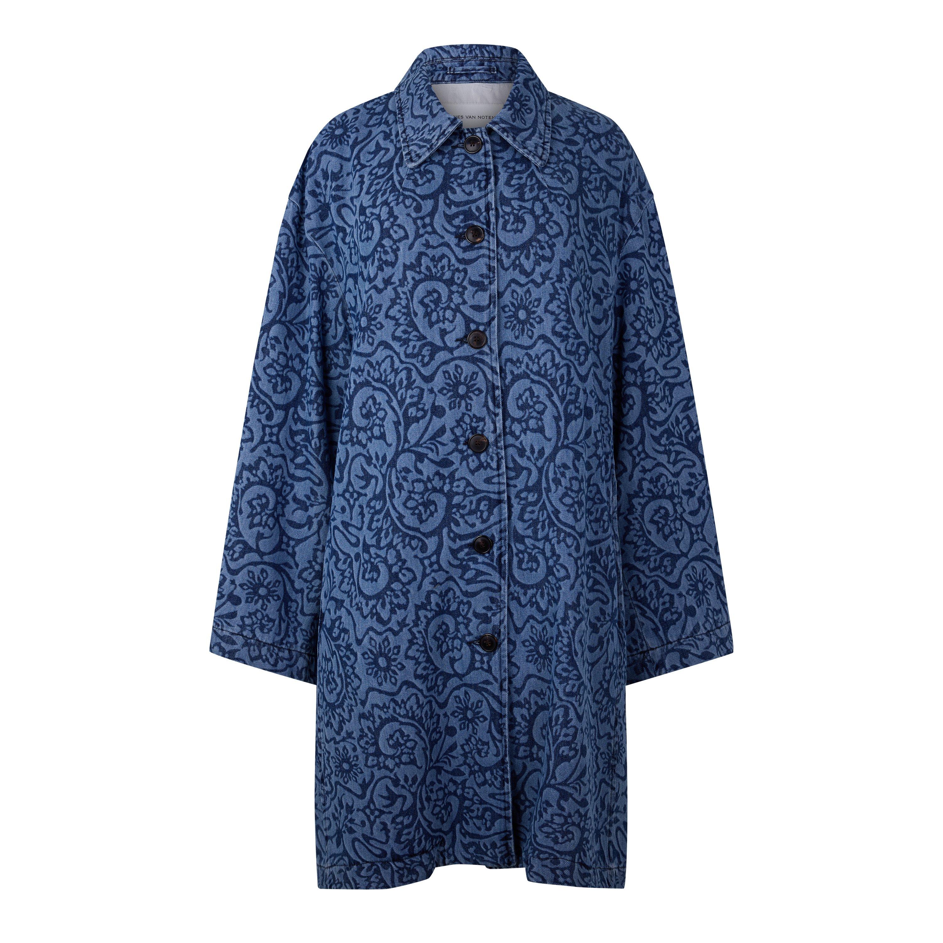 BLUE - Dries Van Noten - Women's Rondero Cotton Overcoat - 1