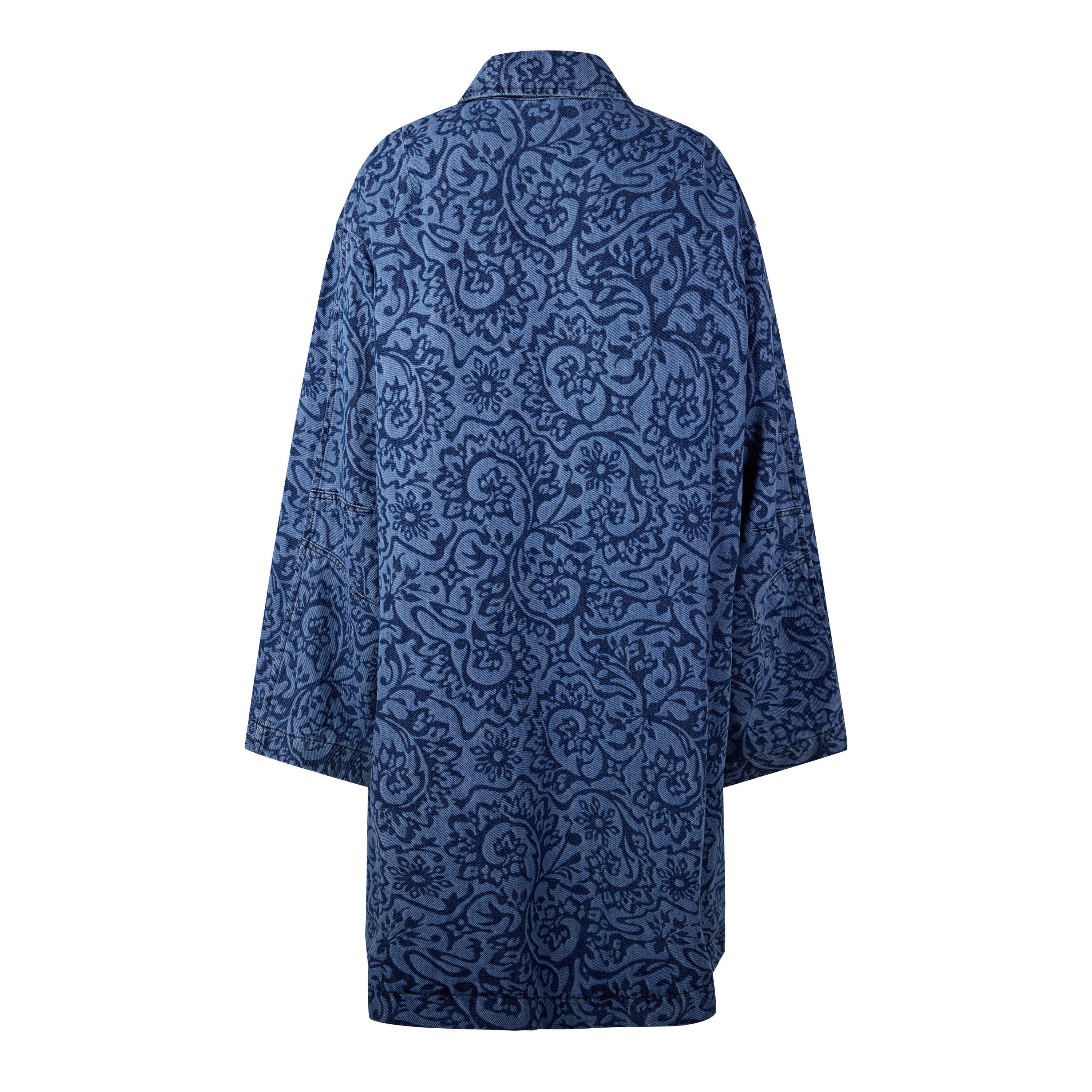 BLUE - Dries Van Noten - Women's Rondero Cotton Overcoat - 2