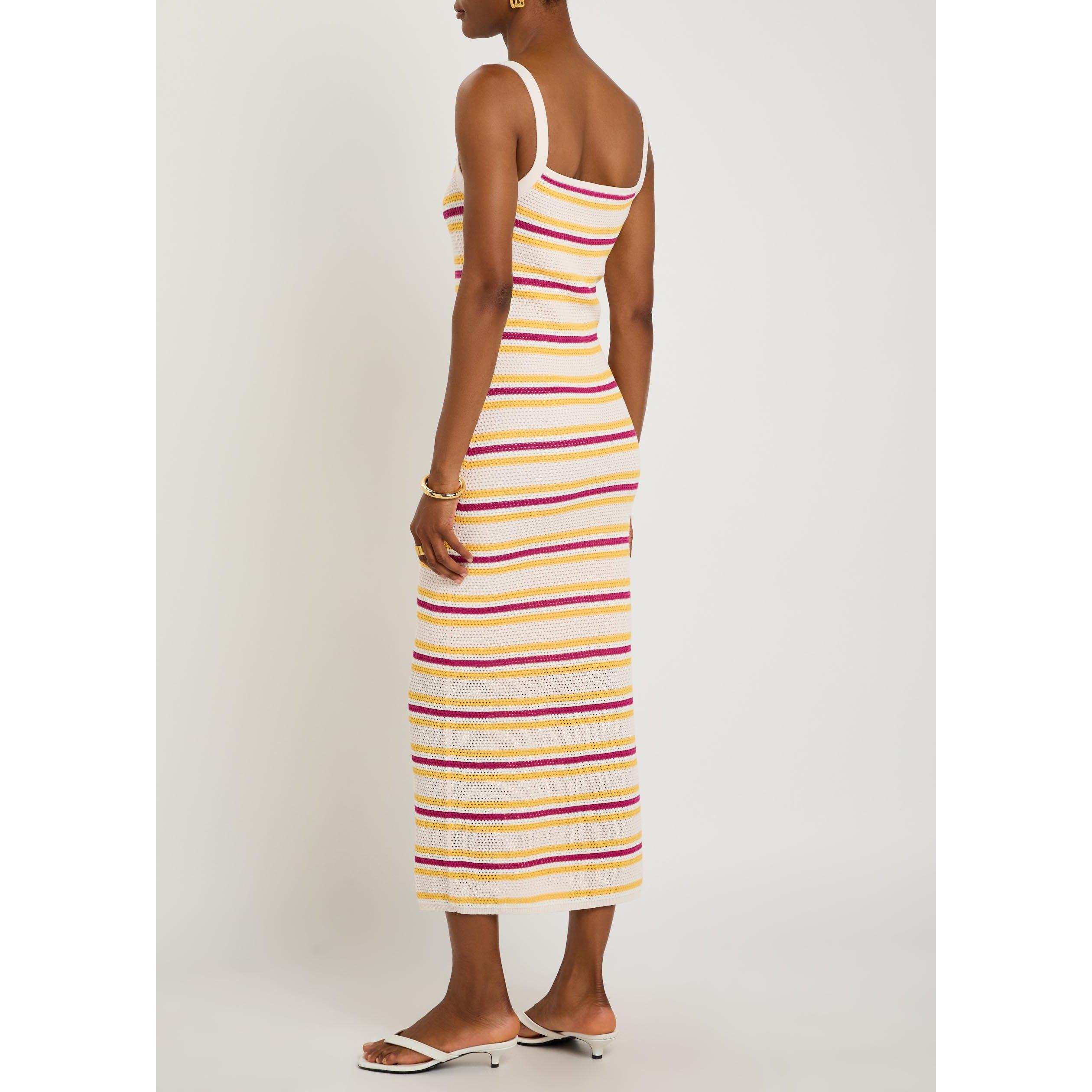 MULTICOLOURED - Simkhai - LD CONNELLY STRIPED MIDI DRESS - 3