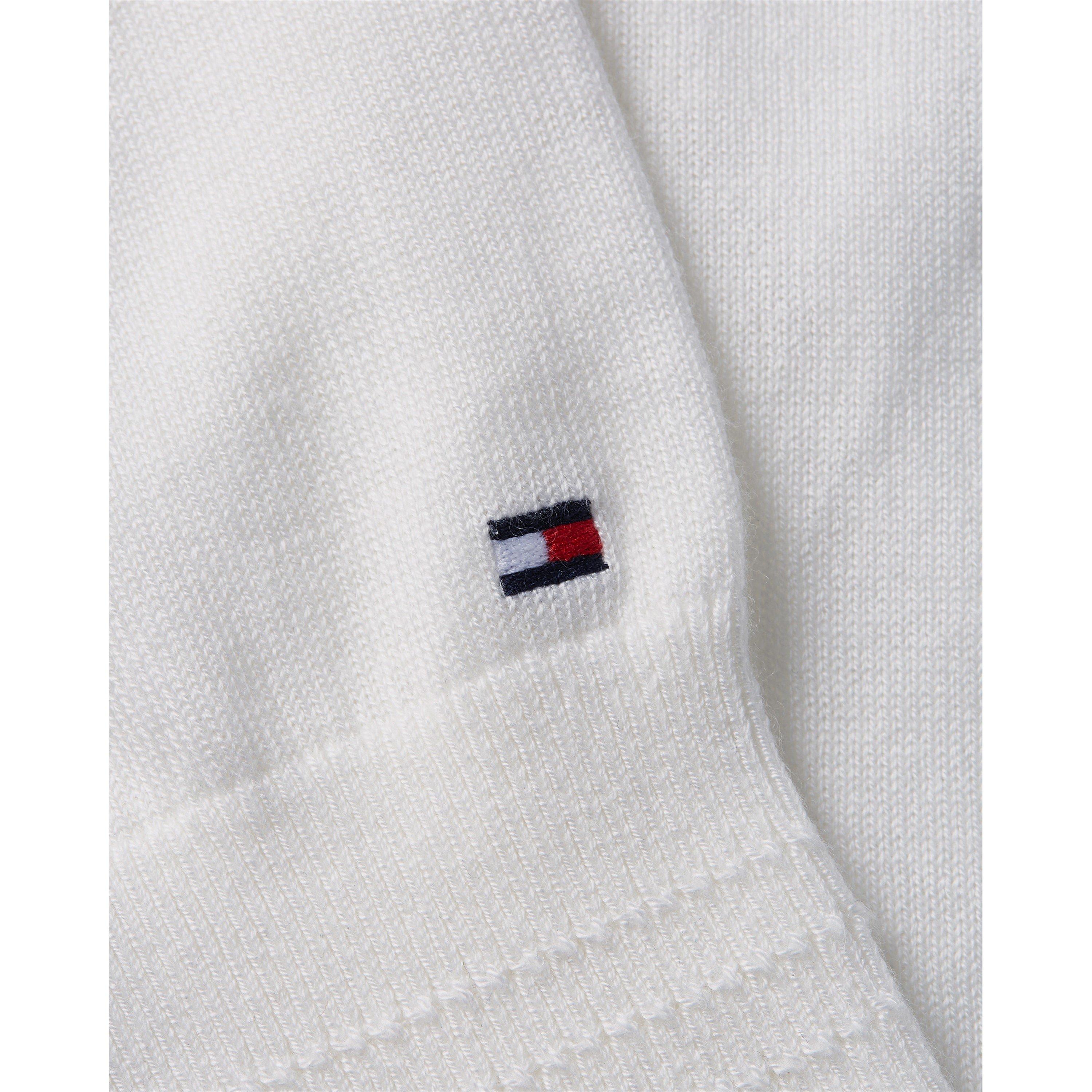 Ecru YBL - Tommy Hilfiger - Heritage V Neck Sweater - 5