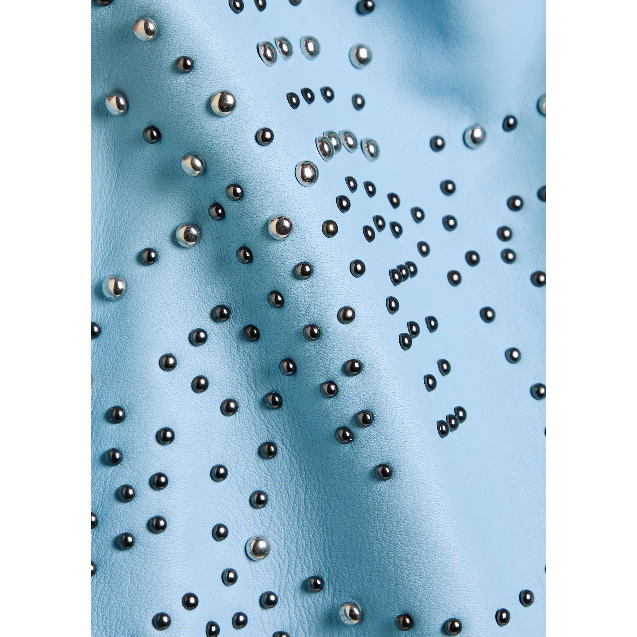 LIGHT BLUE - AN Y2 - J QUEEN CROP BOMBER JACKET - 4