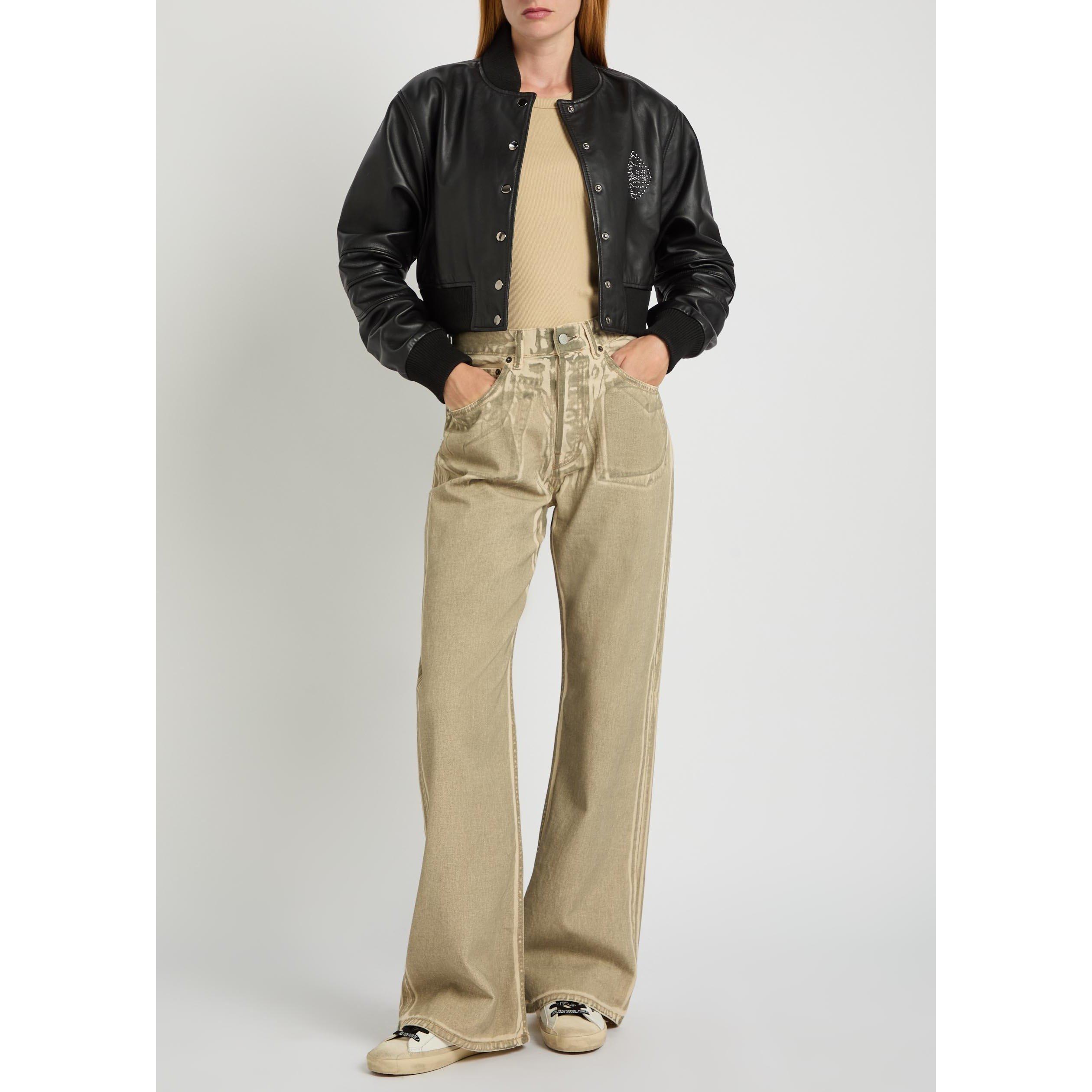 BLACK - AN Y2 - J QUEEN CROP BOMBER JACKET - 5