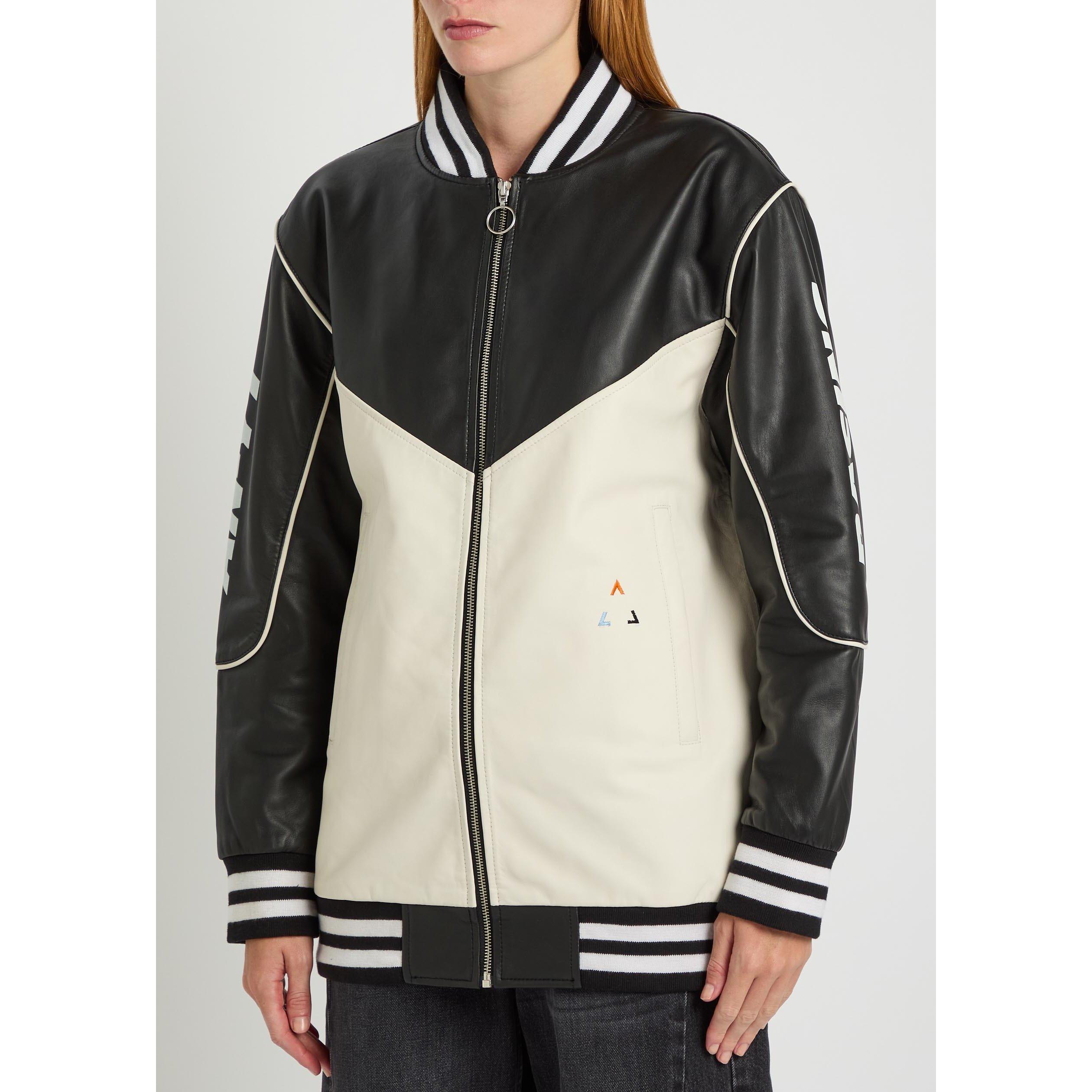 BLACK AND WHITE - AN Y2 - J RACING BOMBER JACKET - 2