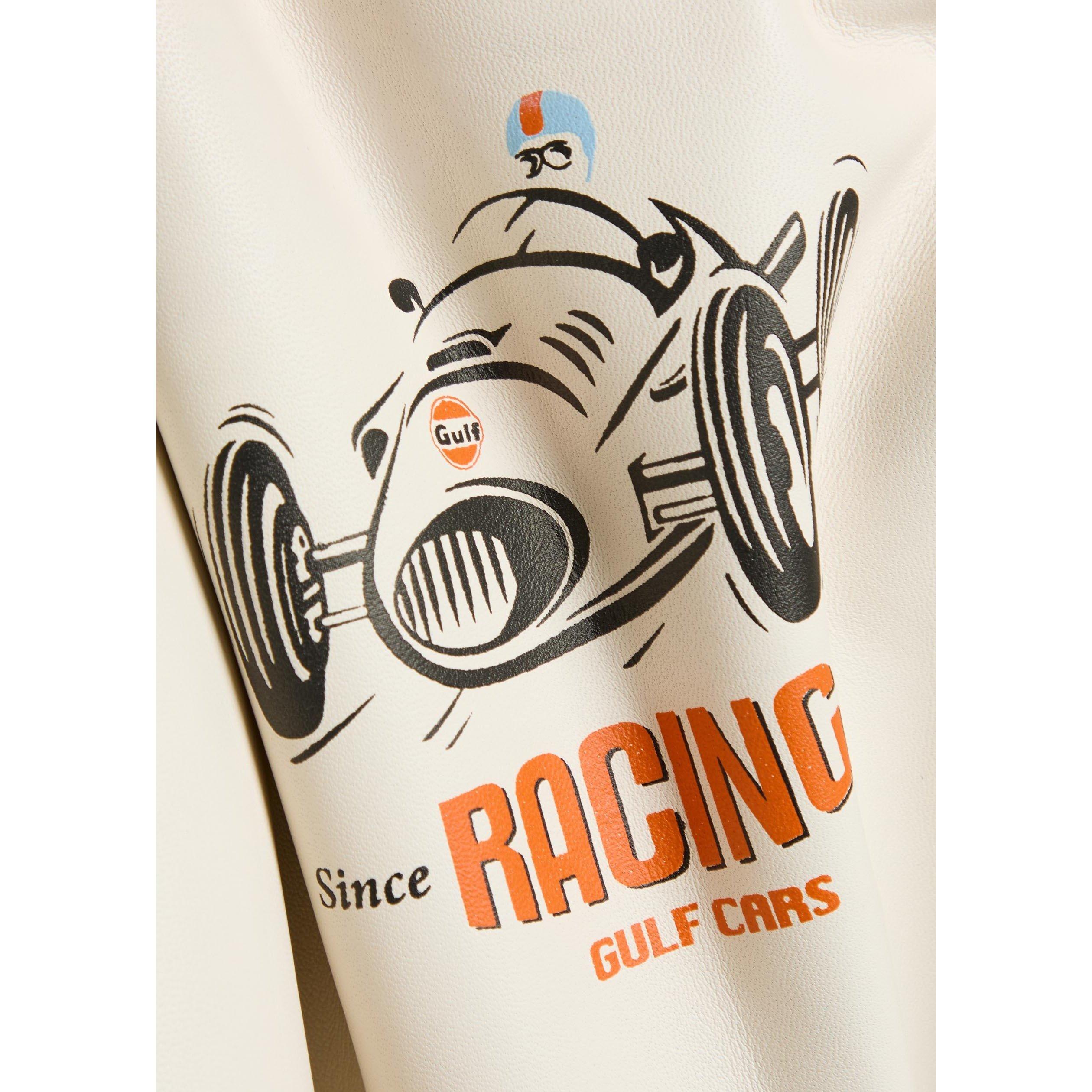 BLACK AND WHITE - AN Y2 - J RACING BOMBER JACKET - 4