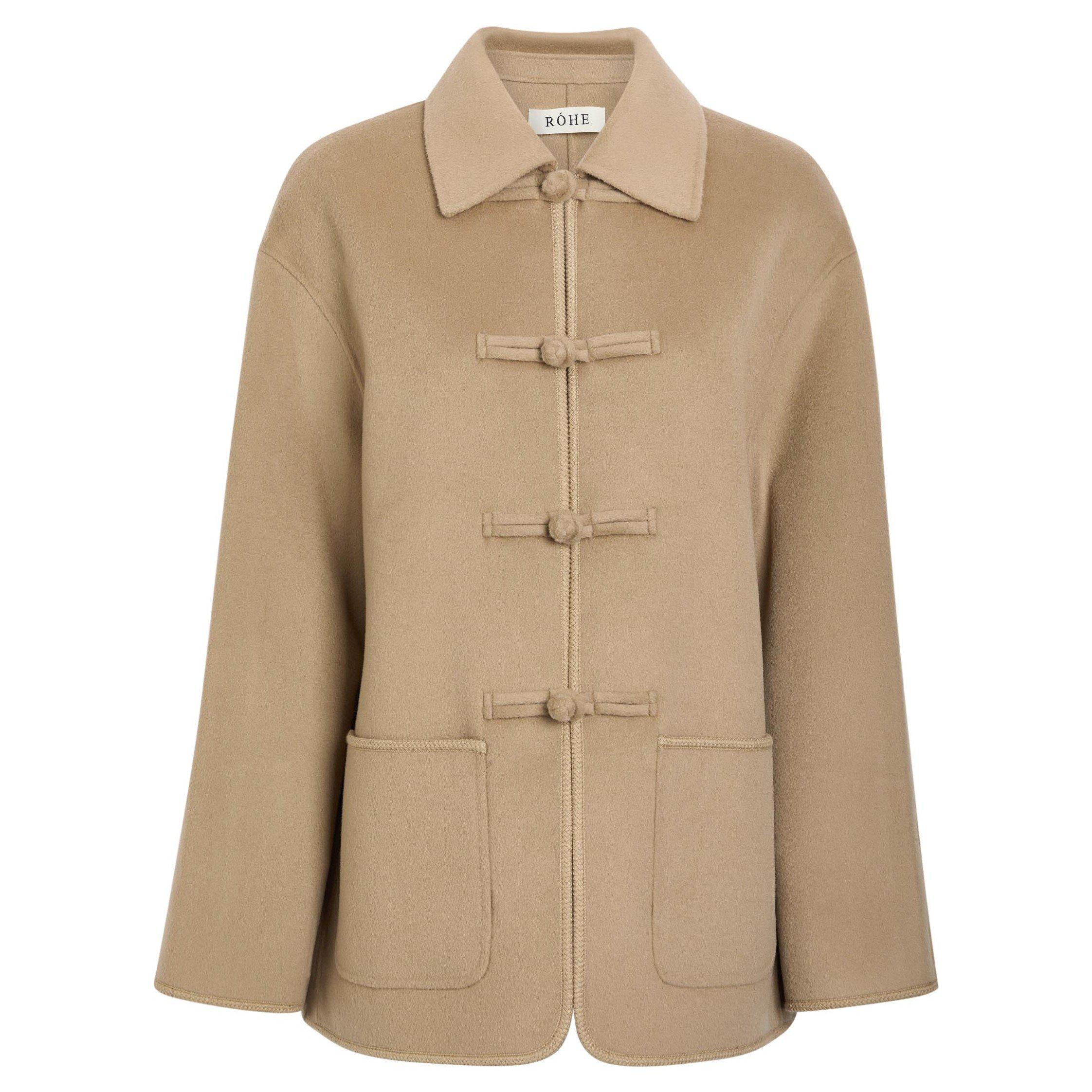 BEIGE - Rohe - DOUBLE-FACED WOOL PANKOU CLOSU - 1