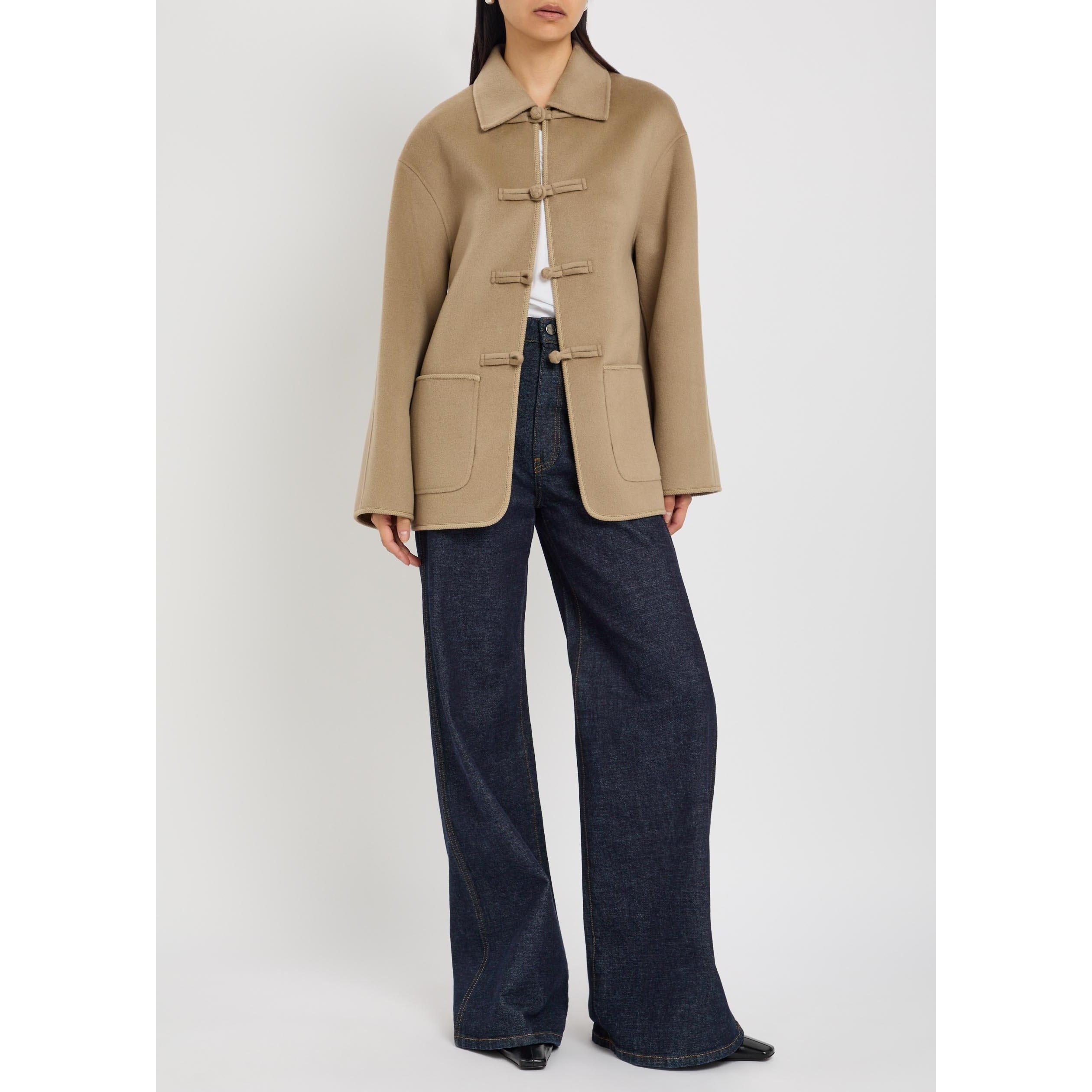 BEIGE - Rohe - DOUBLE-FACED WOOL PANKOU CLOSU - 5