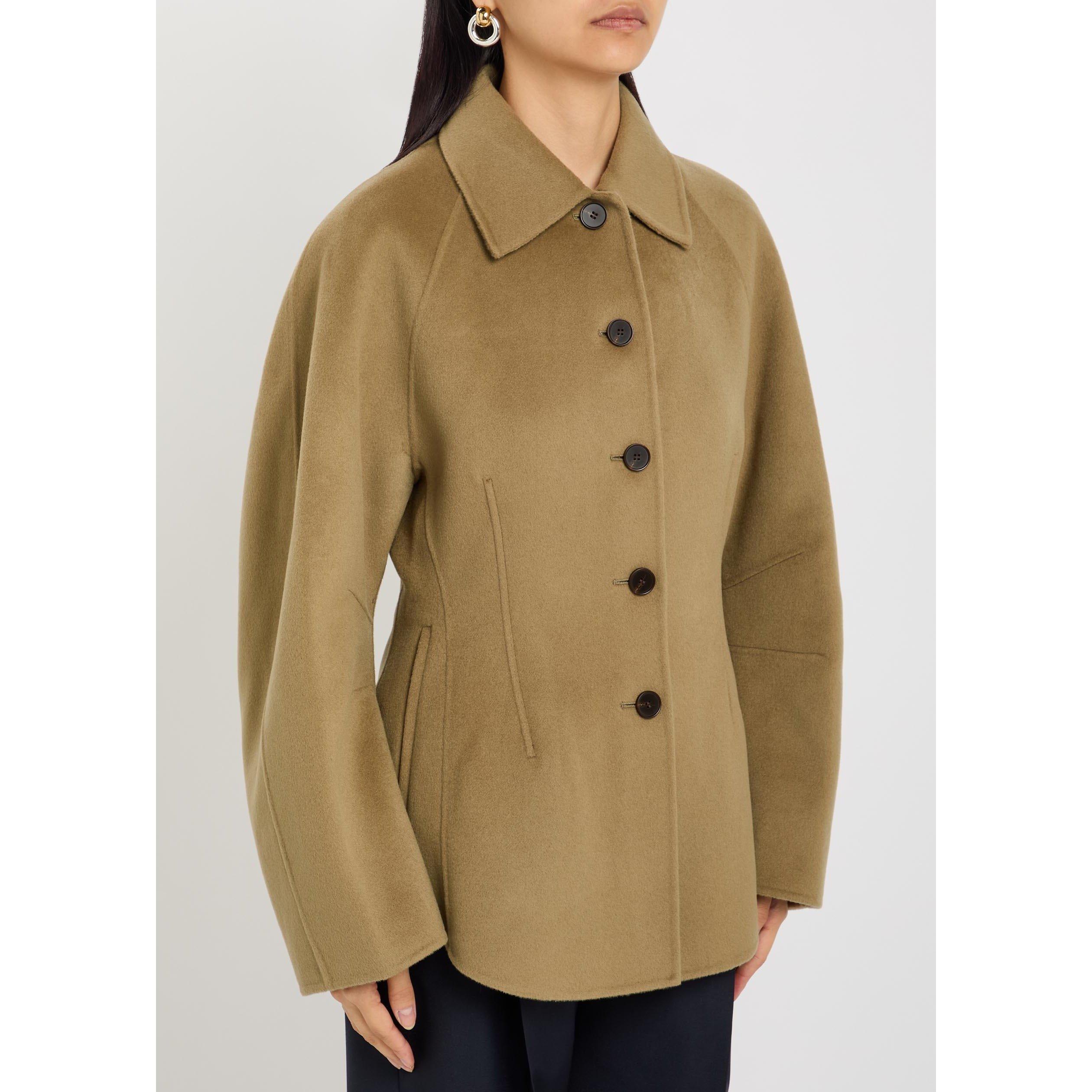 LIGHT BROWN - Rohe - DOUBLE-FACED SCULPTURAL JACKET - 2