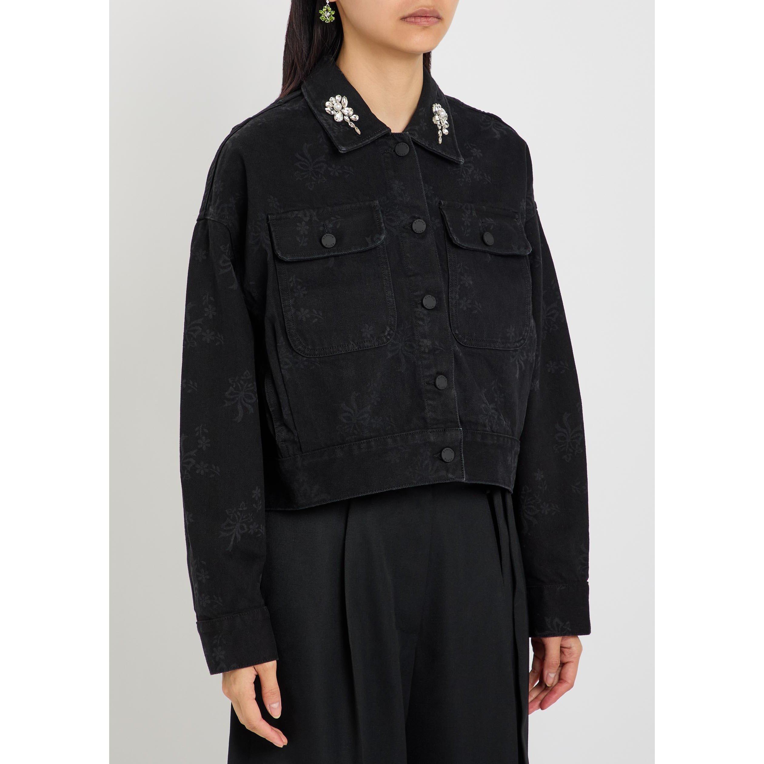 BLACK AND OTHER - Simone Rocha - CROPPED UTILITY POCKET WORKWEA - 2