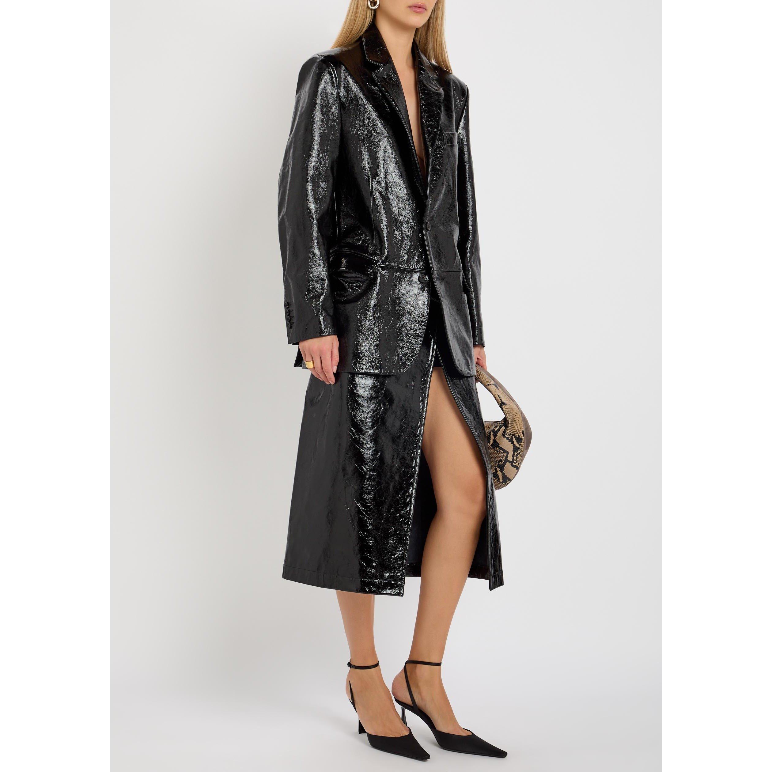 BLACK - Armarium - NOAH JACKET IN GLOSSY LEATHER - 5