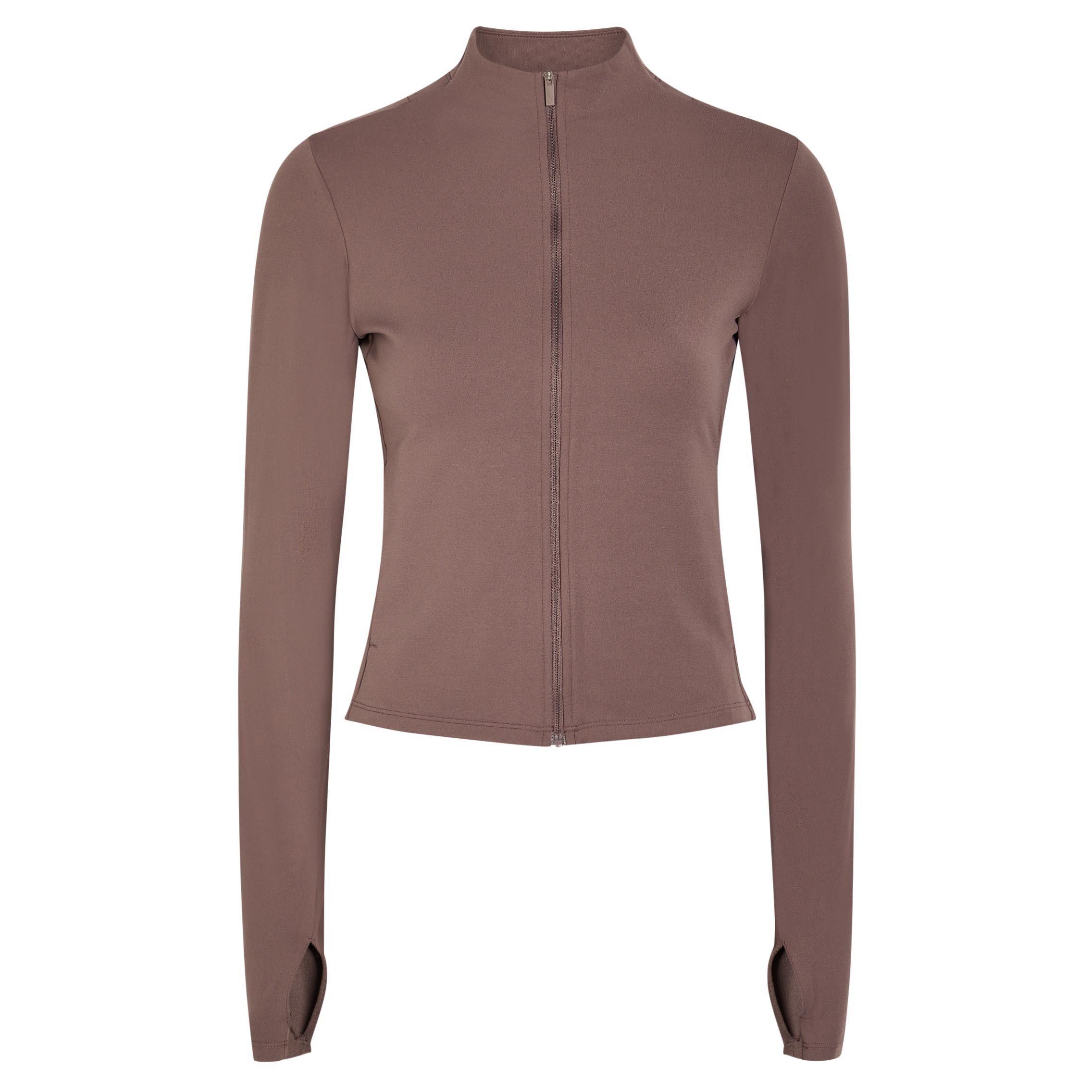MAUVE - Nike - T W NK DF ZENVY FZ LS TOP