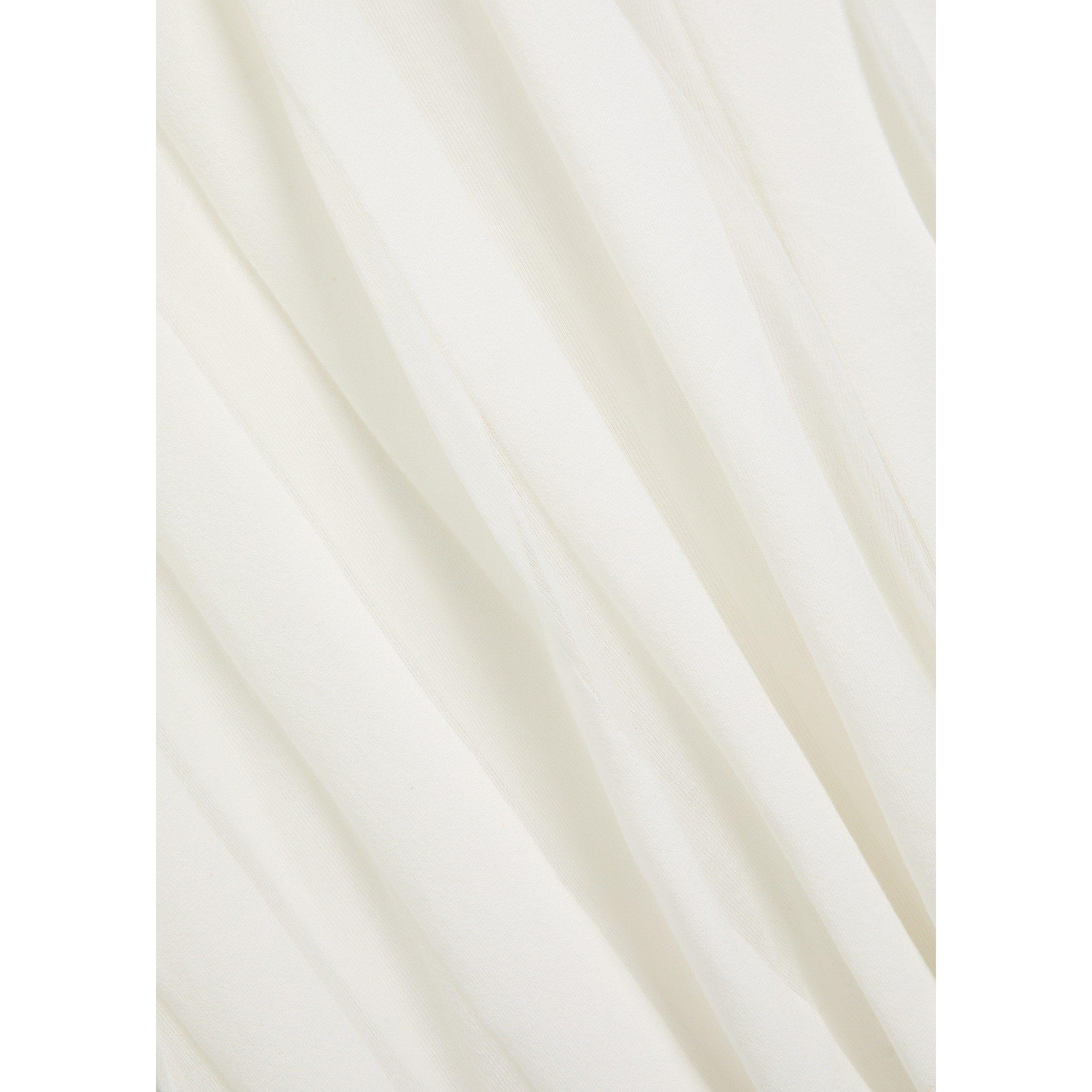WHITE - Zeynep Arcay - SHEER KNIT GOWN - 4