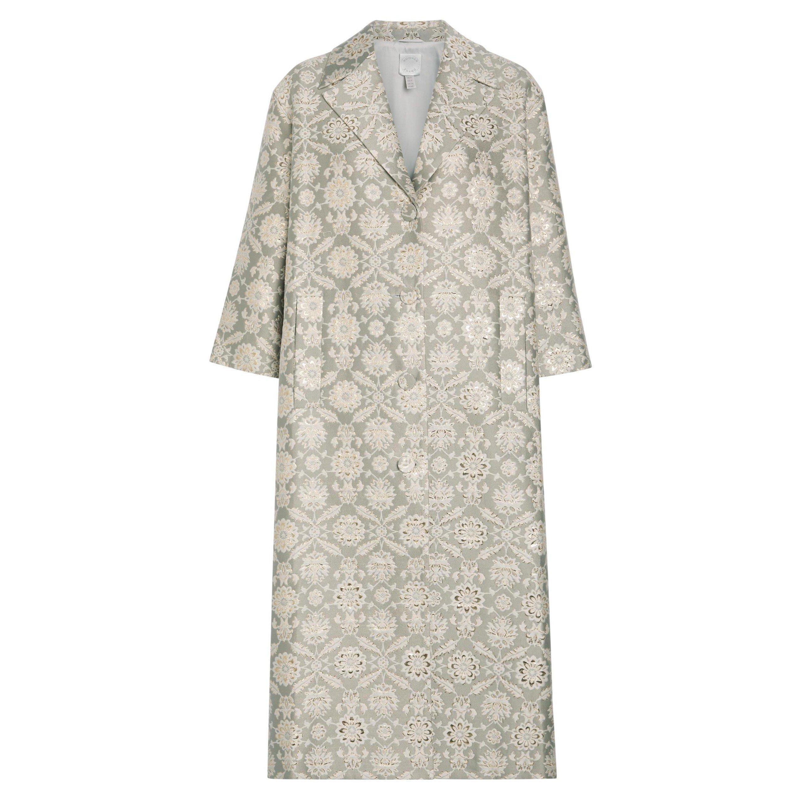 GREY - Huishan Zhang - Women's Liliane Cotton Overcoat - 1
