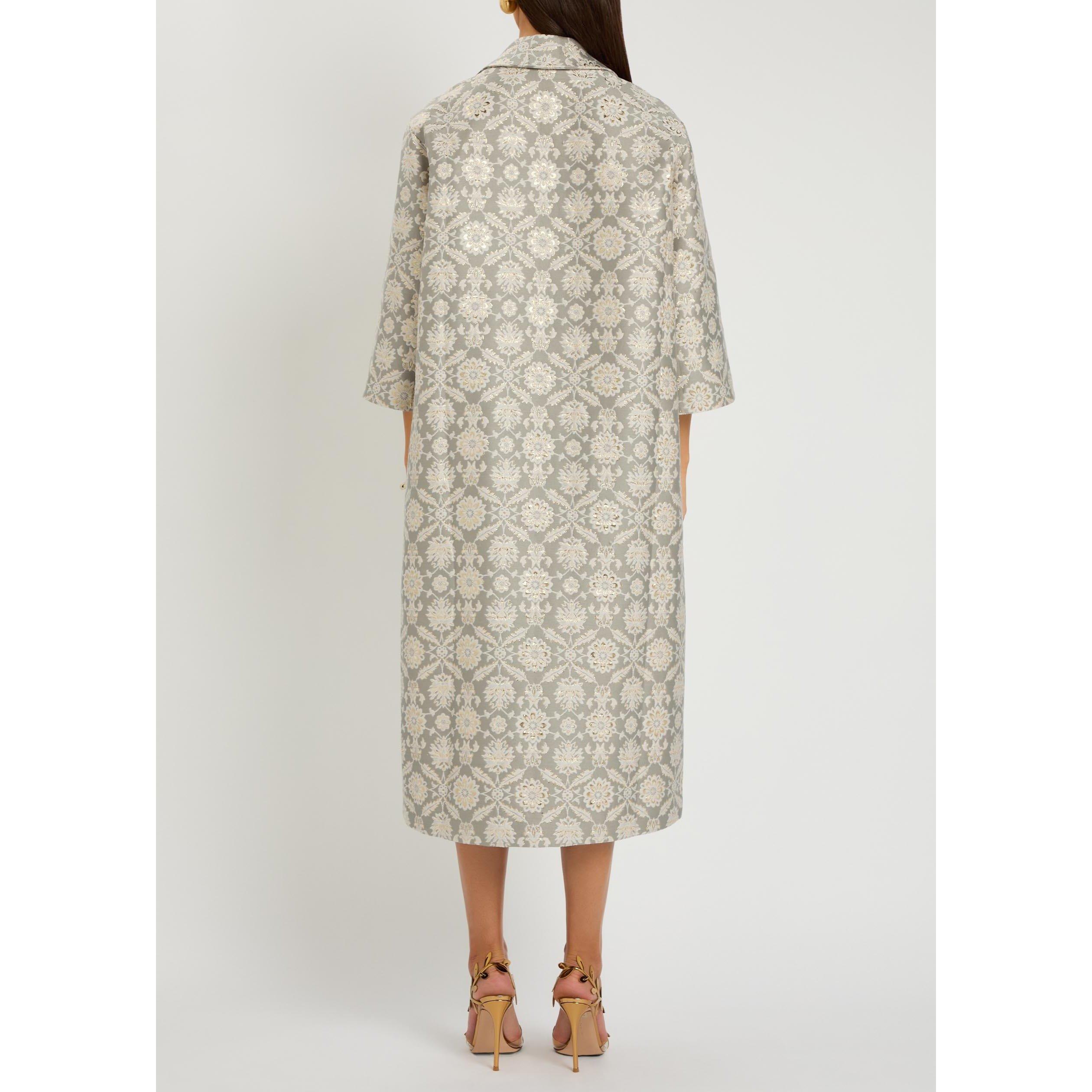 GREY - Huishan Zhang - Women's Liliane Cotton Overcoat - 3