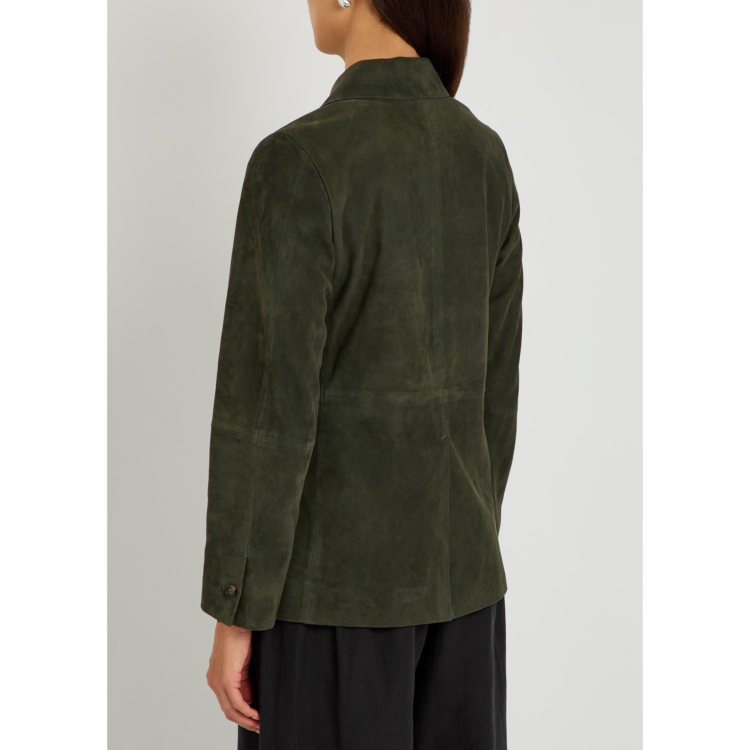 GREEN - Vince - J SUEDE BARN JACKET - 3