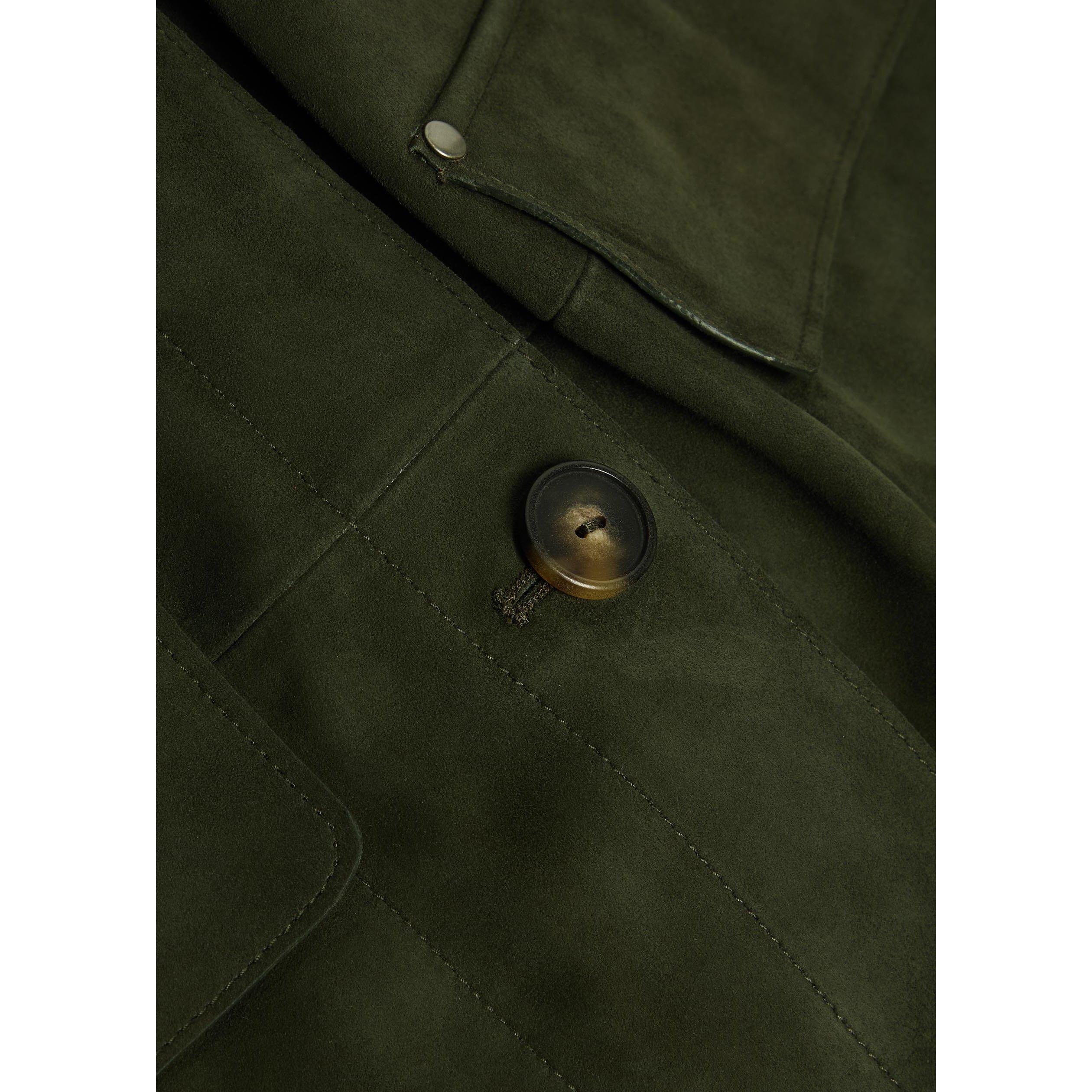GREEN - Vince - J SUEDE BARN JACKET - 4