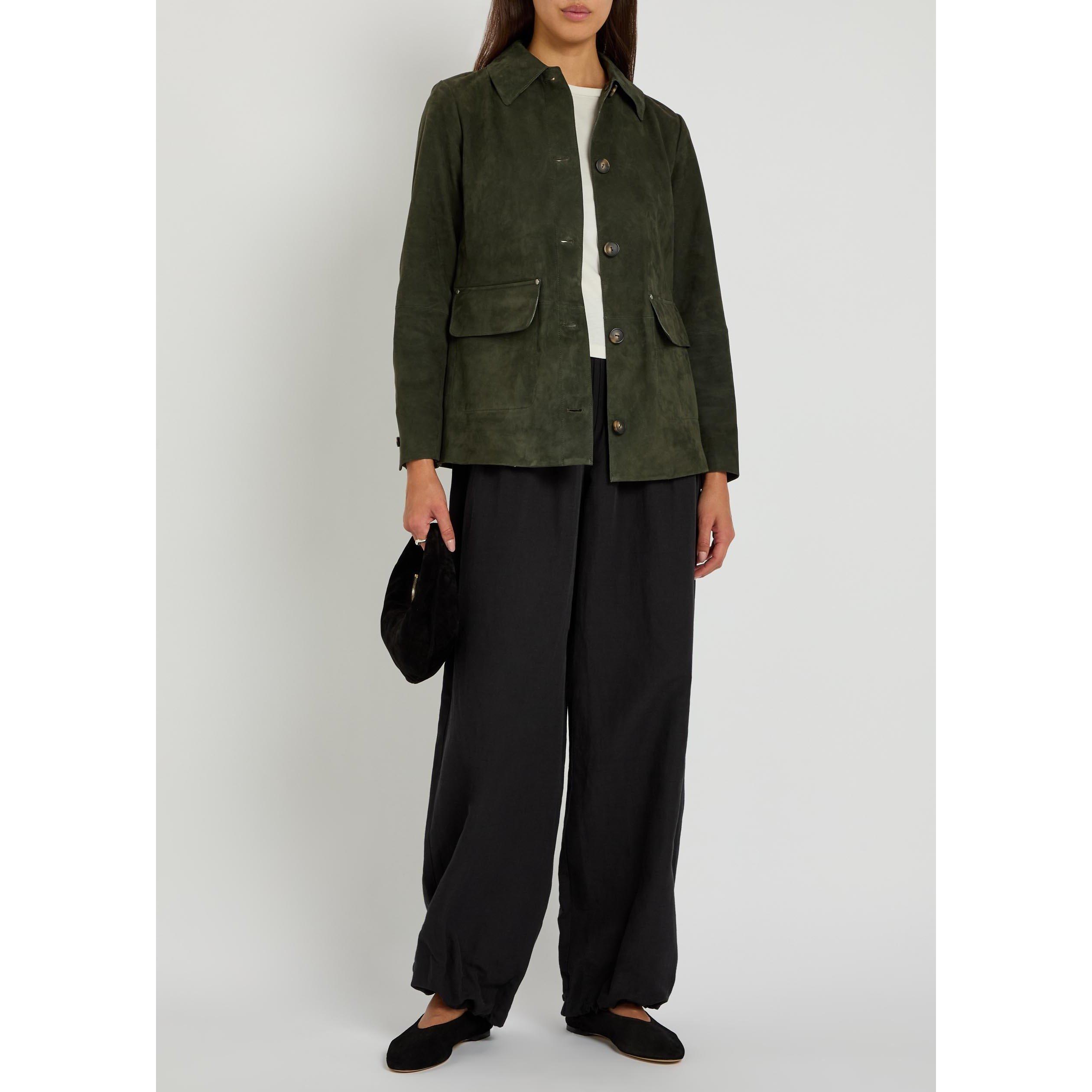 GREEN - Vince - J SUEDE BARN JACKET - 5