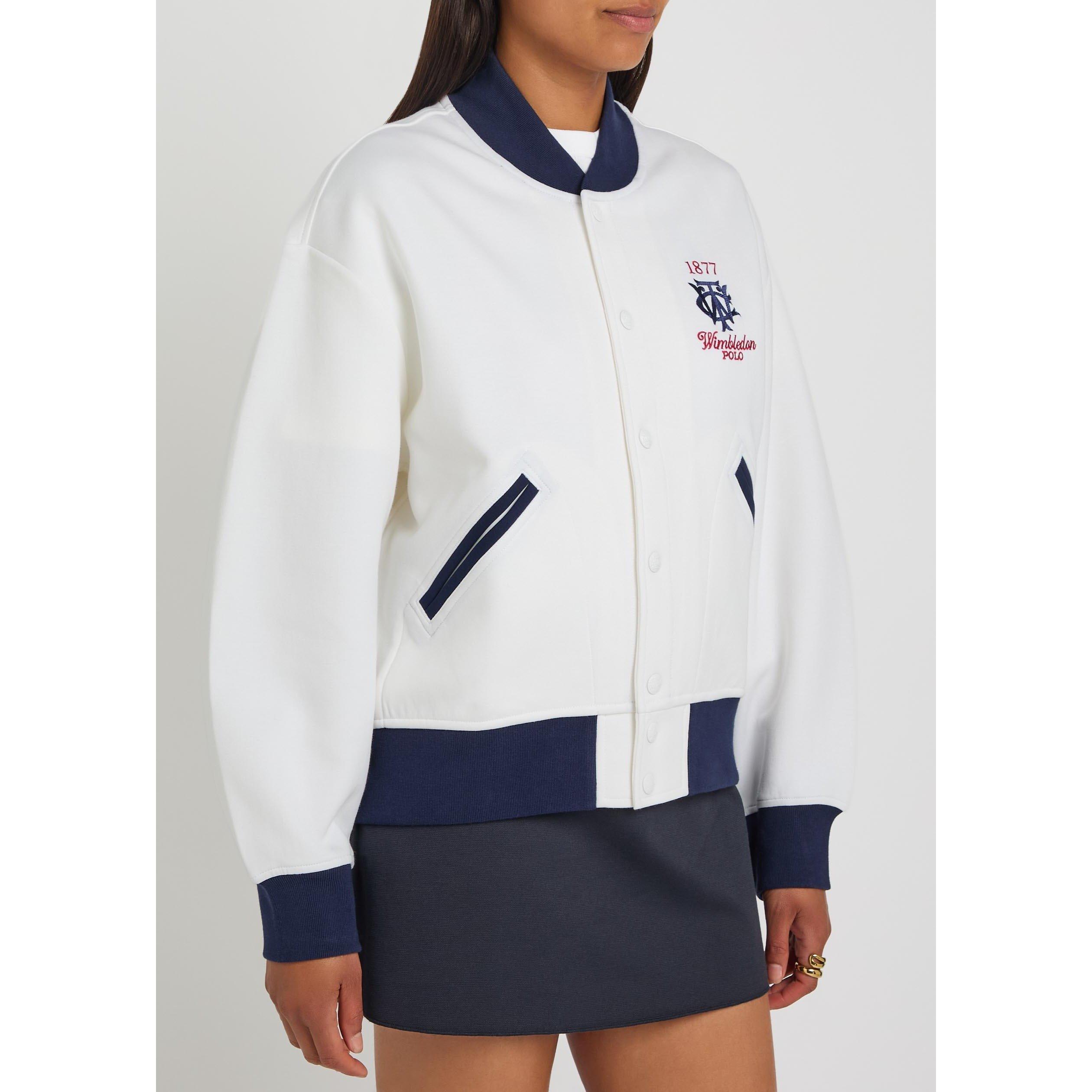 WHITE - Polo Ralph Lauren - Women's Cotton Oversized-Fit Bomber Jacket - 2