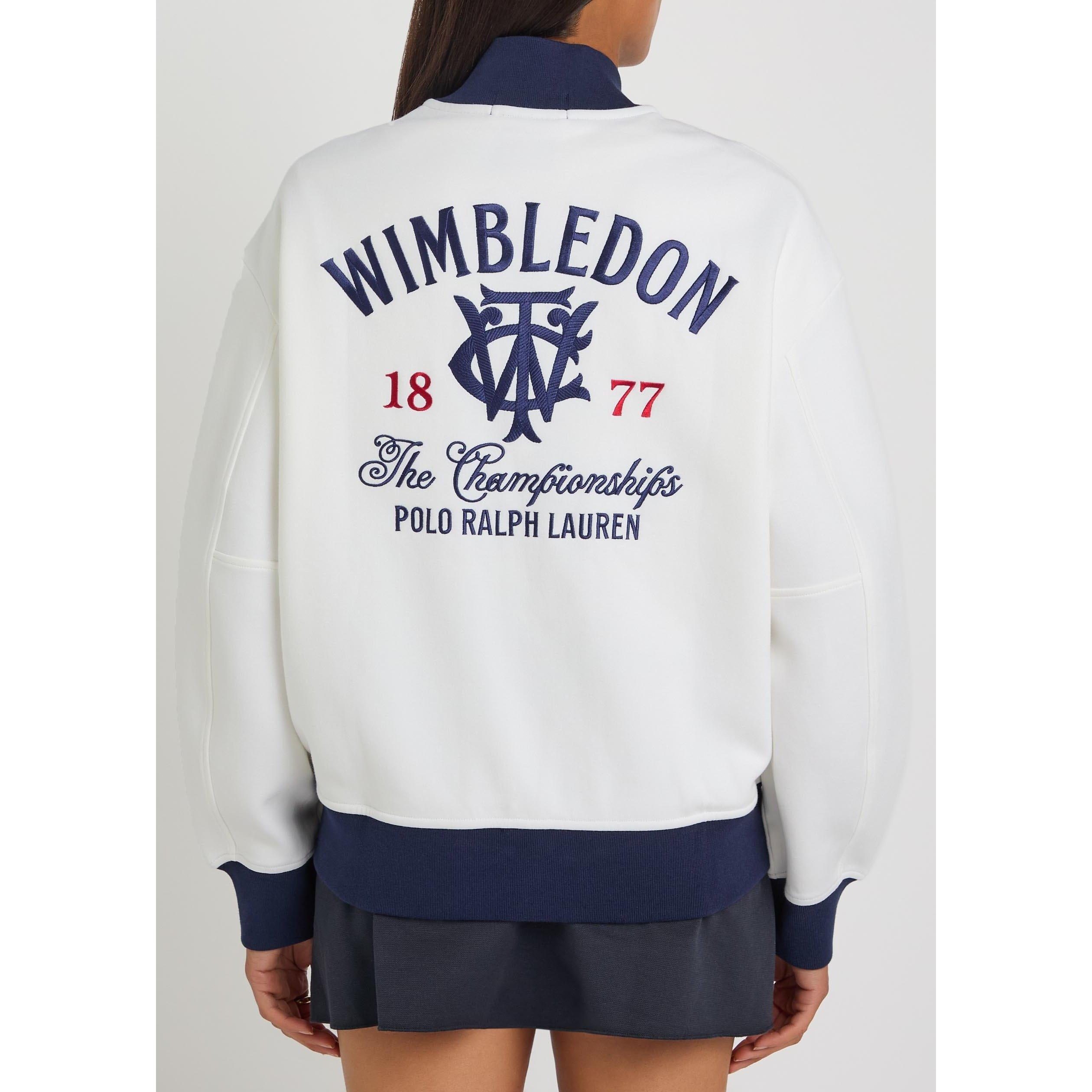WHITE - Polo Ralph Lauren - Women's Cotton Oversized-Fit Bomber Jacket - 3