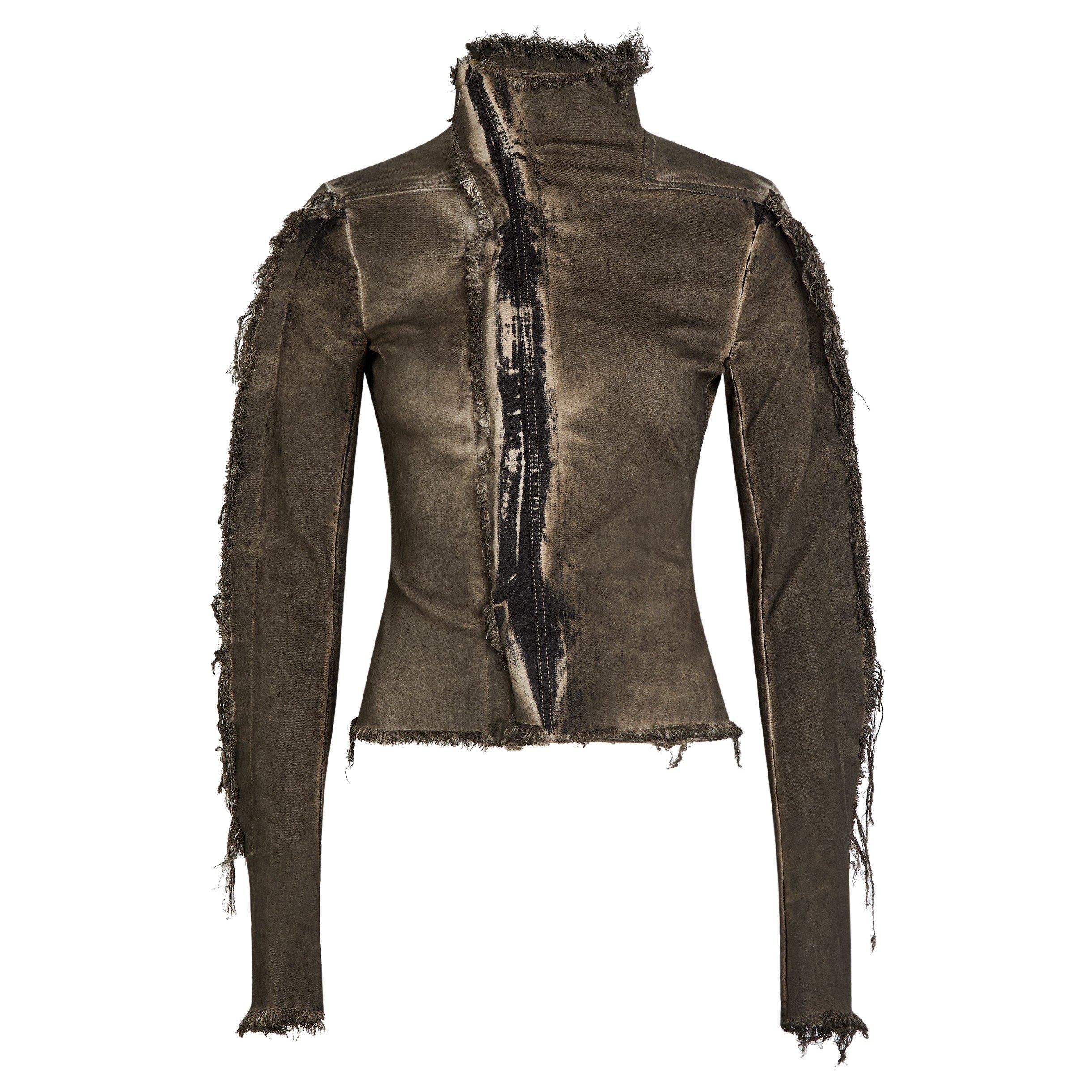 BROWN OTHER - Rick Owens - GIACCA IN DENIM - GARY JKT - 1