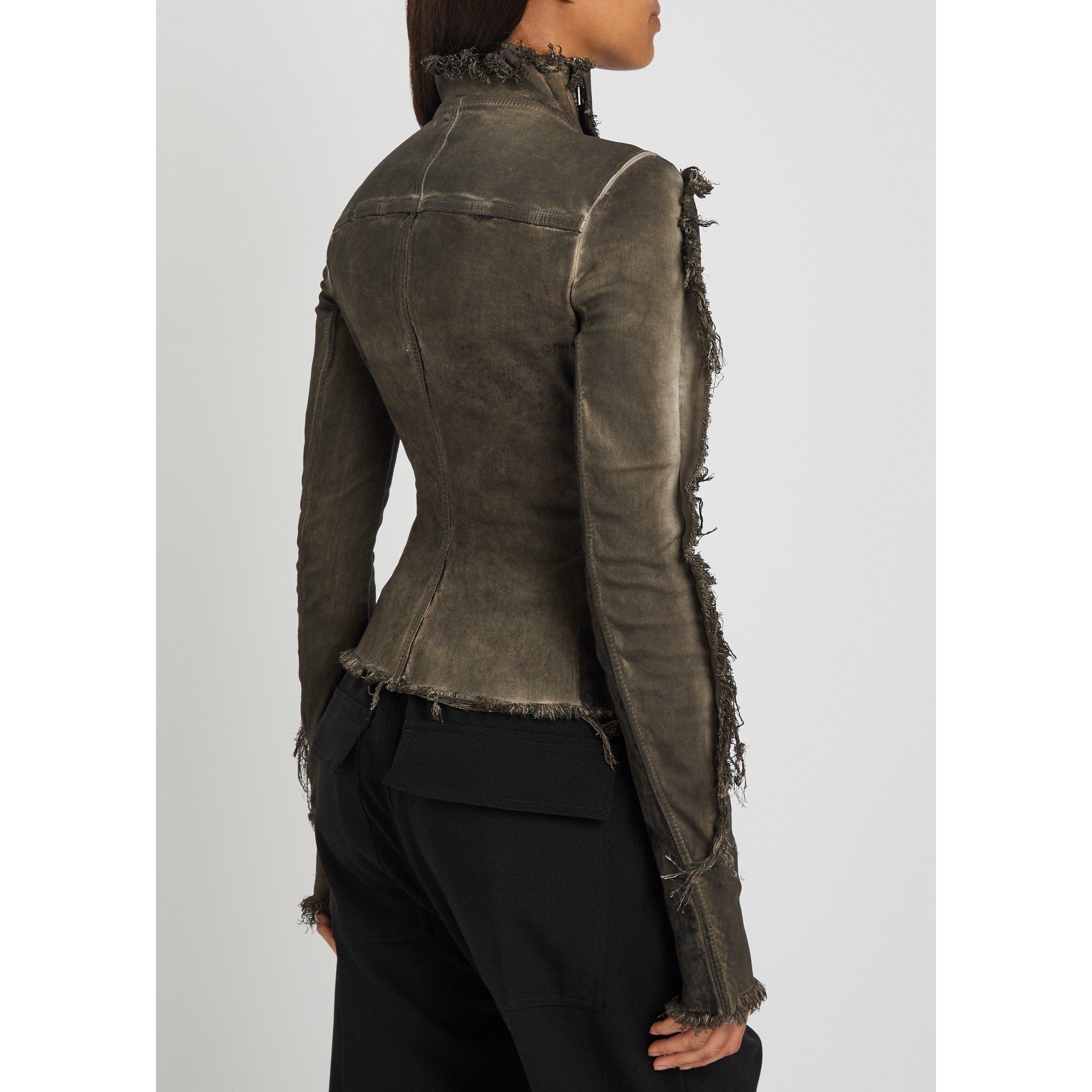 BROWN OTHER - Rick Owens - GIACCA IN DENIM - GARY JKT - 3
