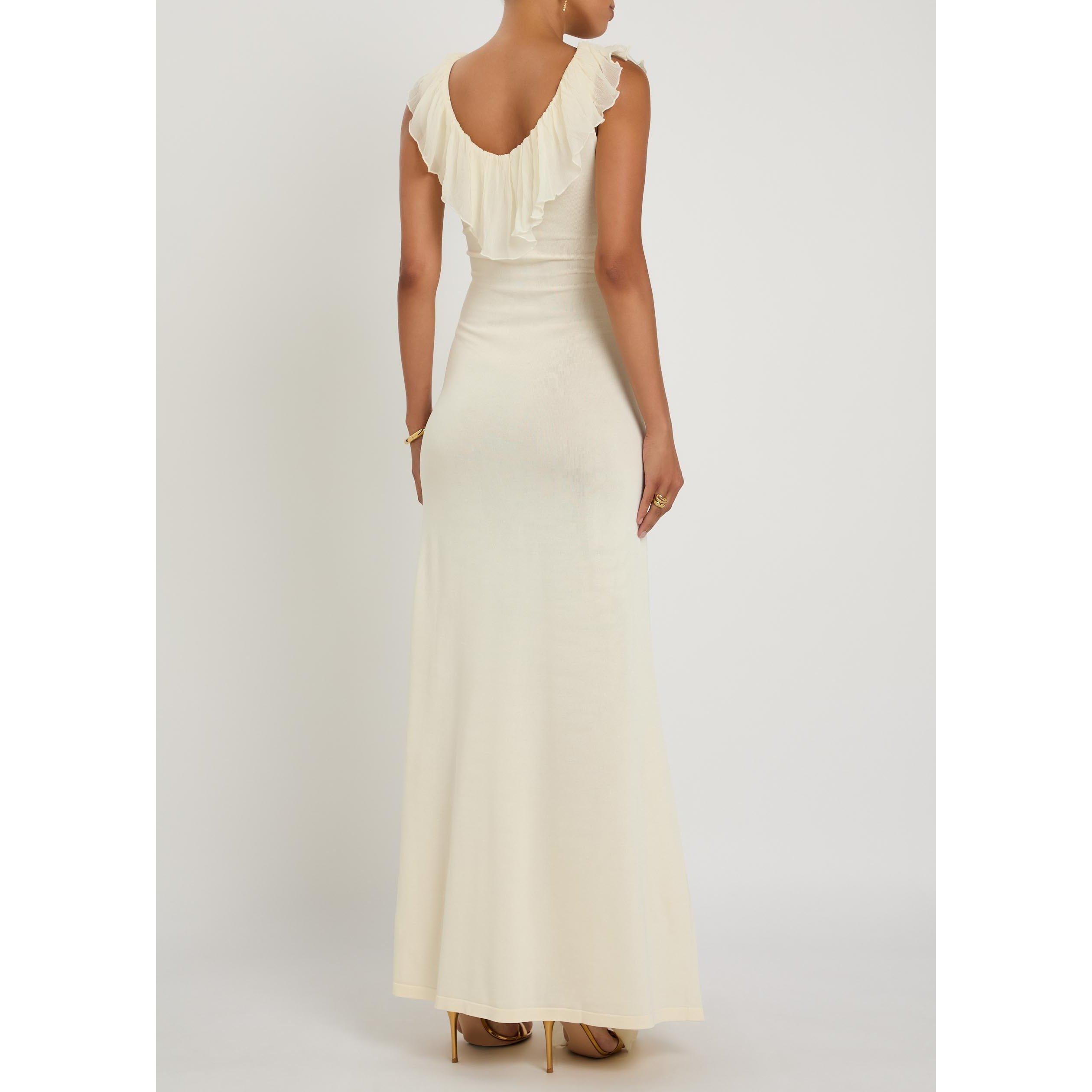 WHITE - Aya Muse - ROWAN DRESS - 3