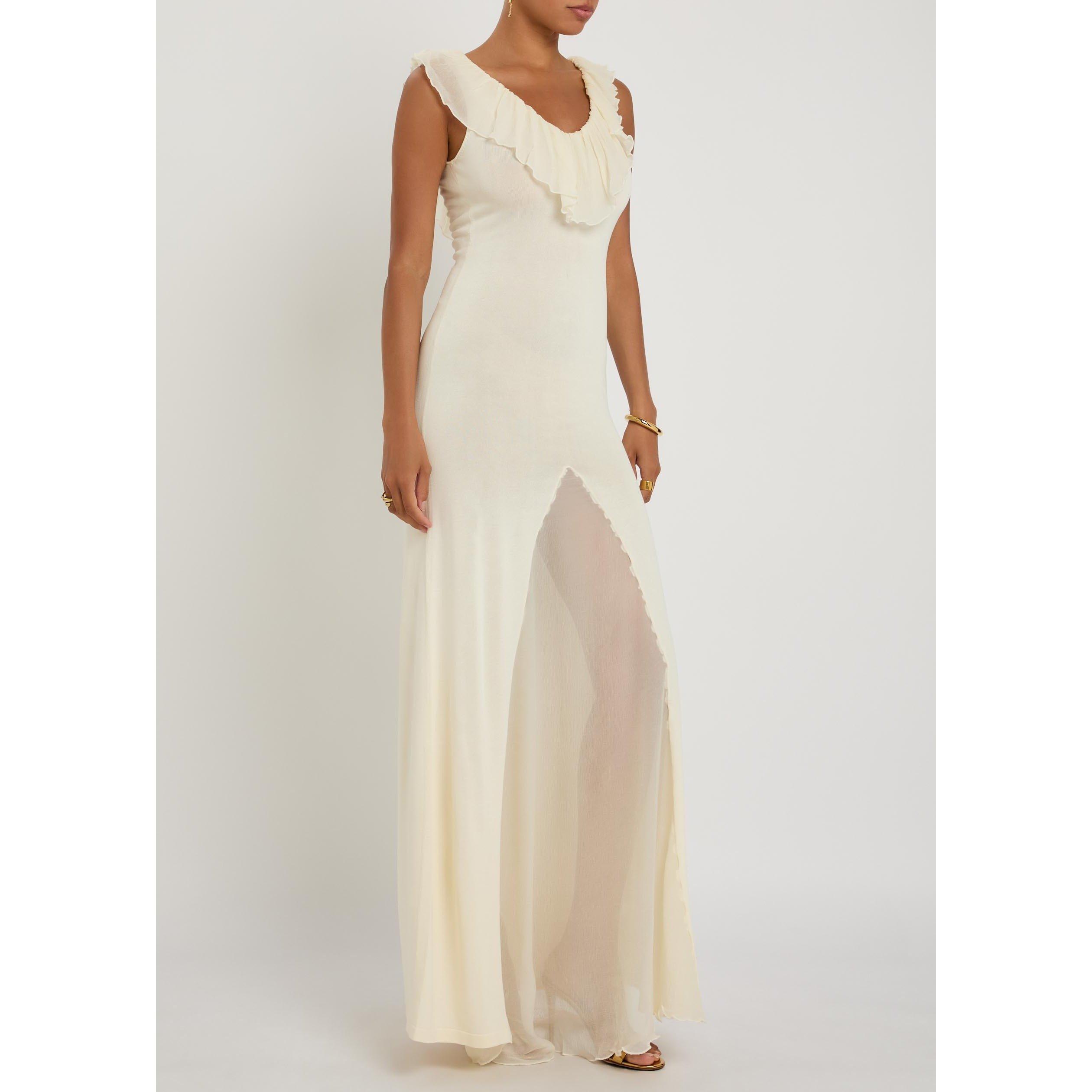 WHITE - Aya Muse - ROWAN DRESS - 5