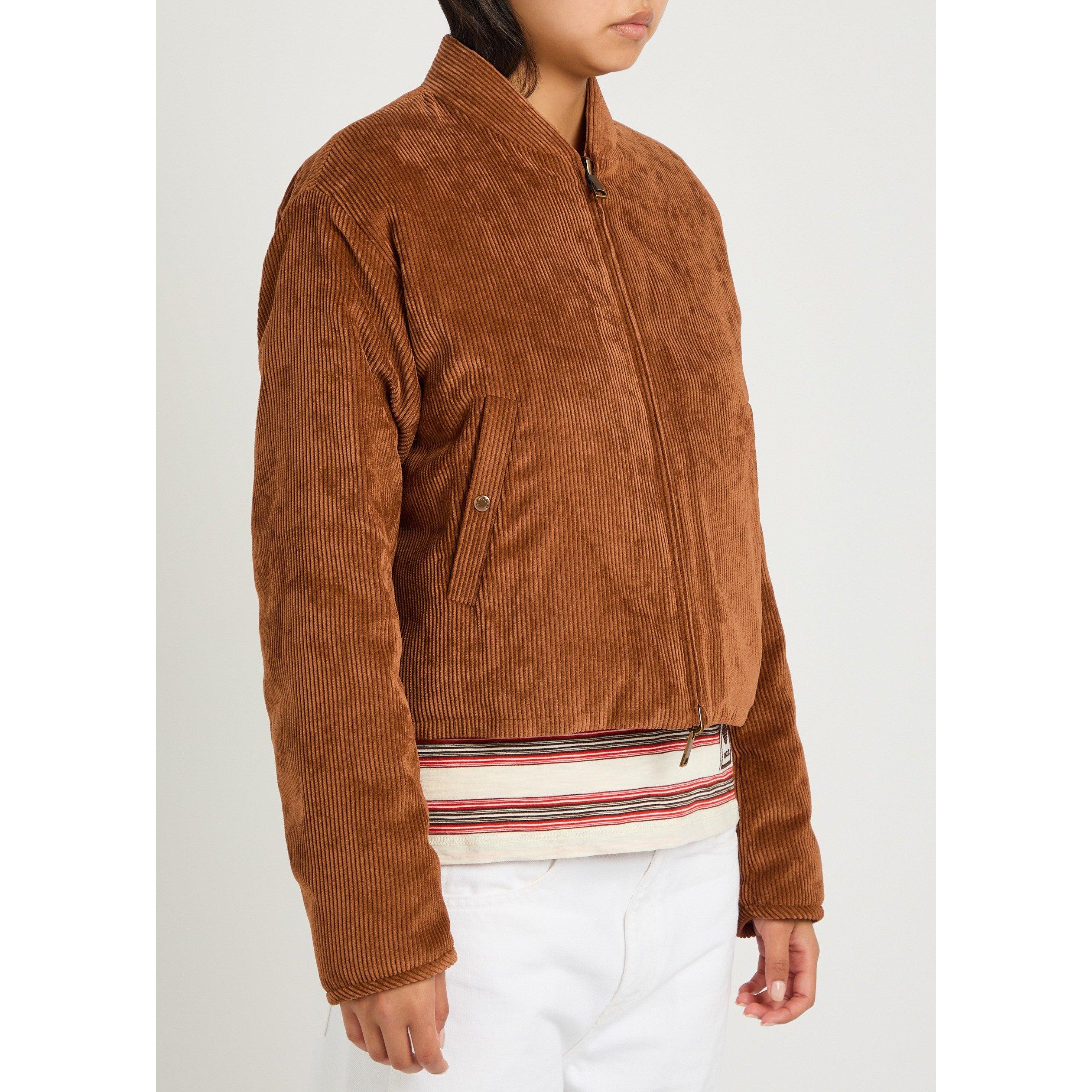 BROWN - Moncler - Women's Blageon Wool Boxy-Fit Bomber Jacket - 2