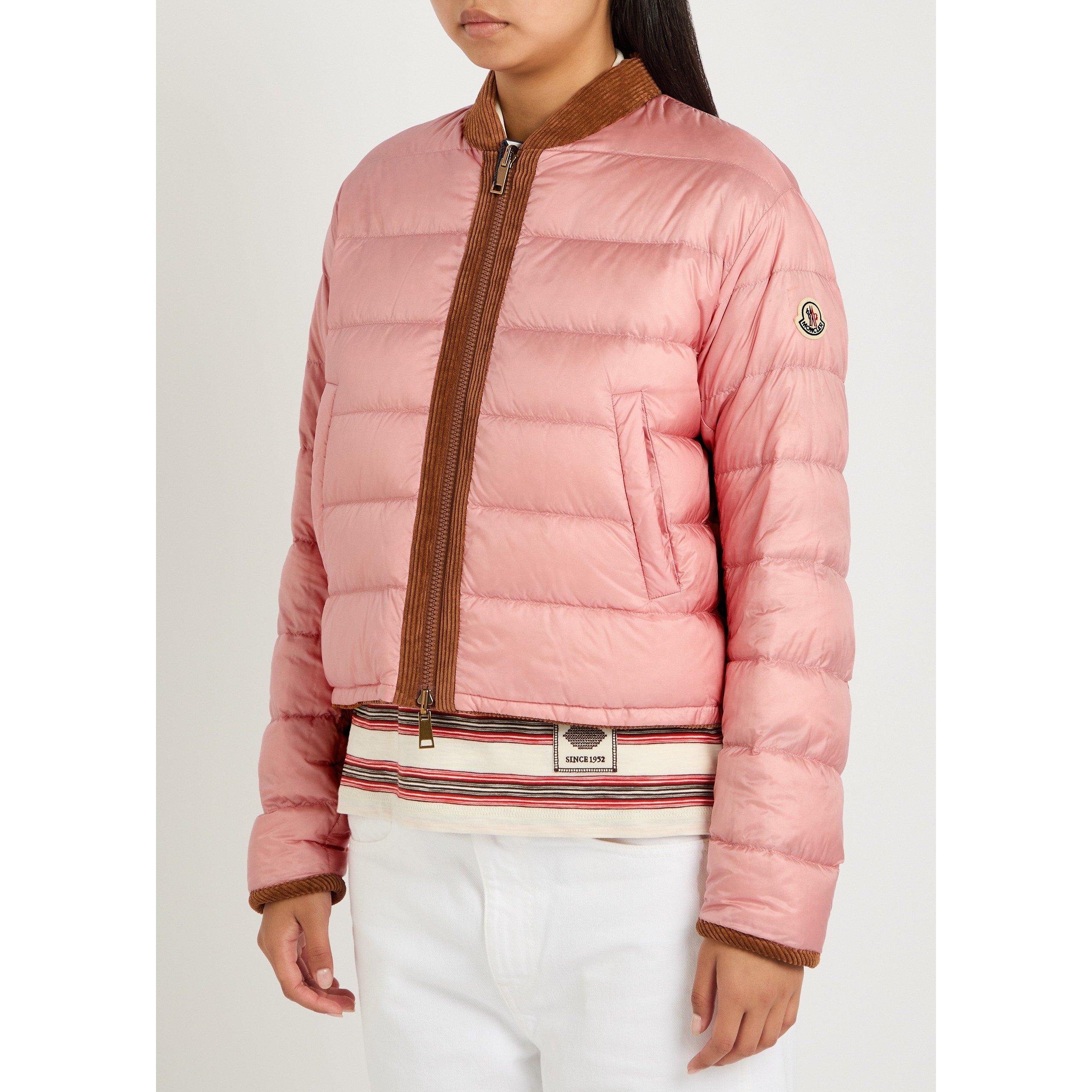 BROWN - Moncler - Women's Blageon Wool Boxy-Fit Bomber Jacket - 5
