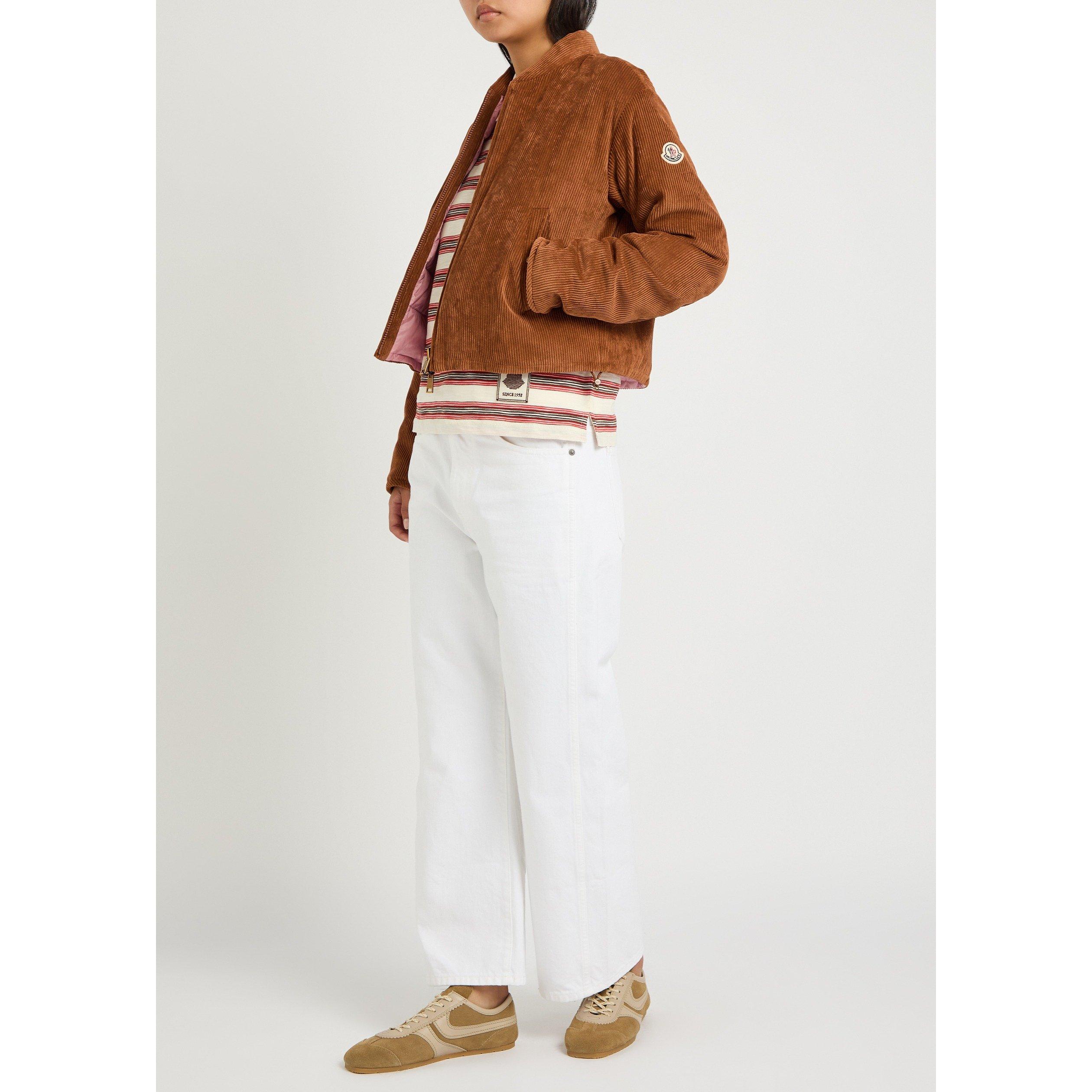 BROWN - Moncler - Women's Blageon Wool Boxy-Fit Bomber Jacket - 6