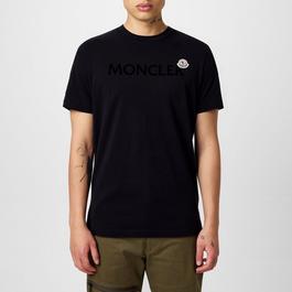 Moncler Flocked Logo T Shirt