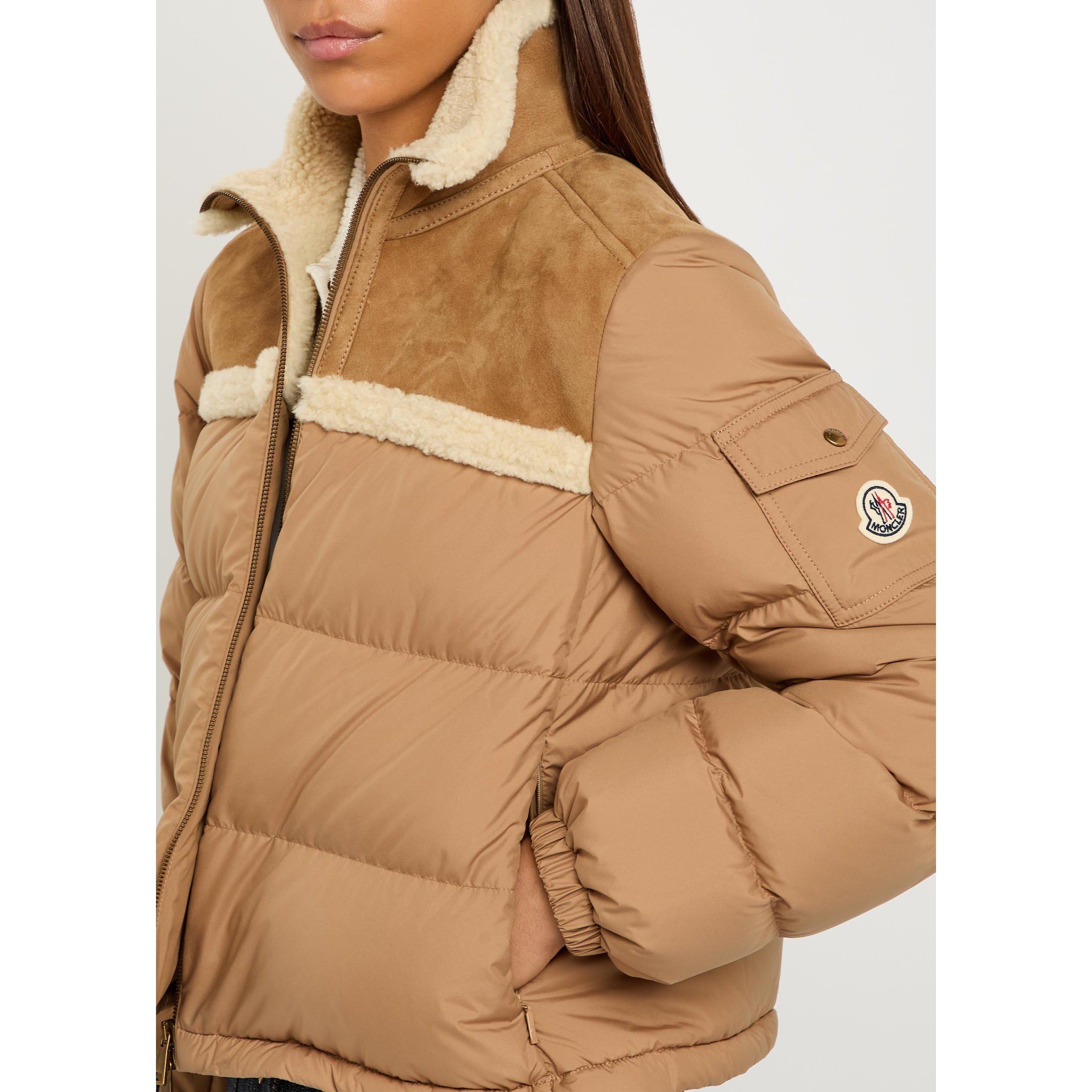 BROWN - Moncler - Women's Aurore Short Puffer Jacket - 4