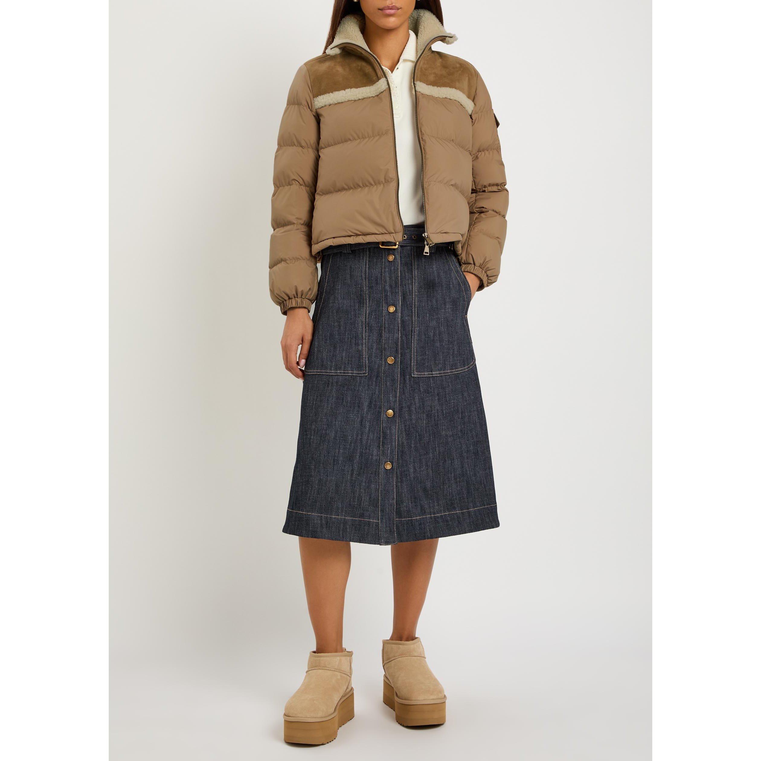 BROWN - Moncler - Women's Aurore Short Puffer Jacket - 5