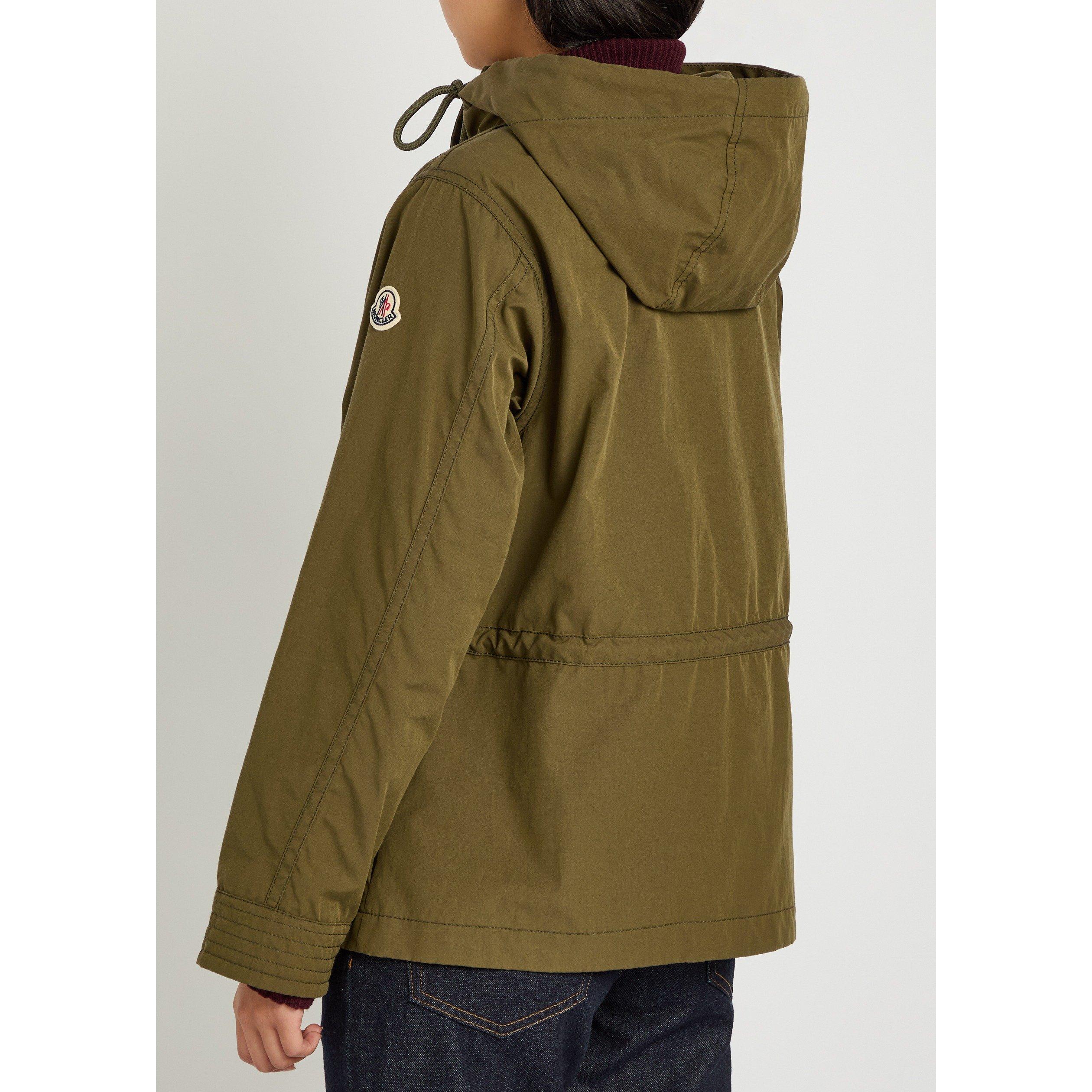OLIVE - Moncler - Women's Serin Waxed Short Parka - 3