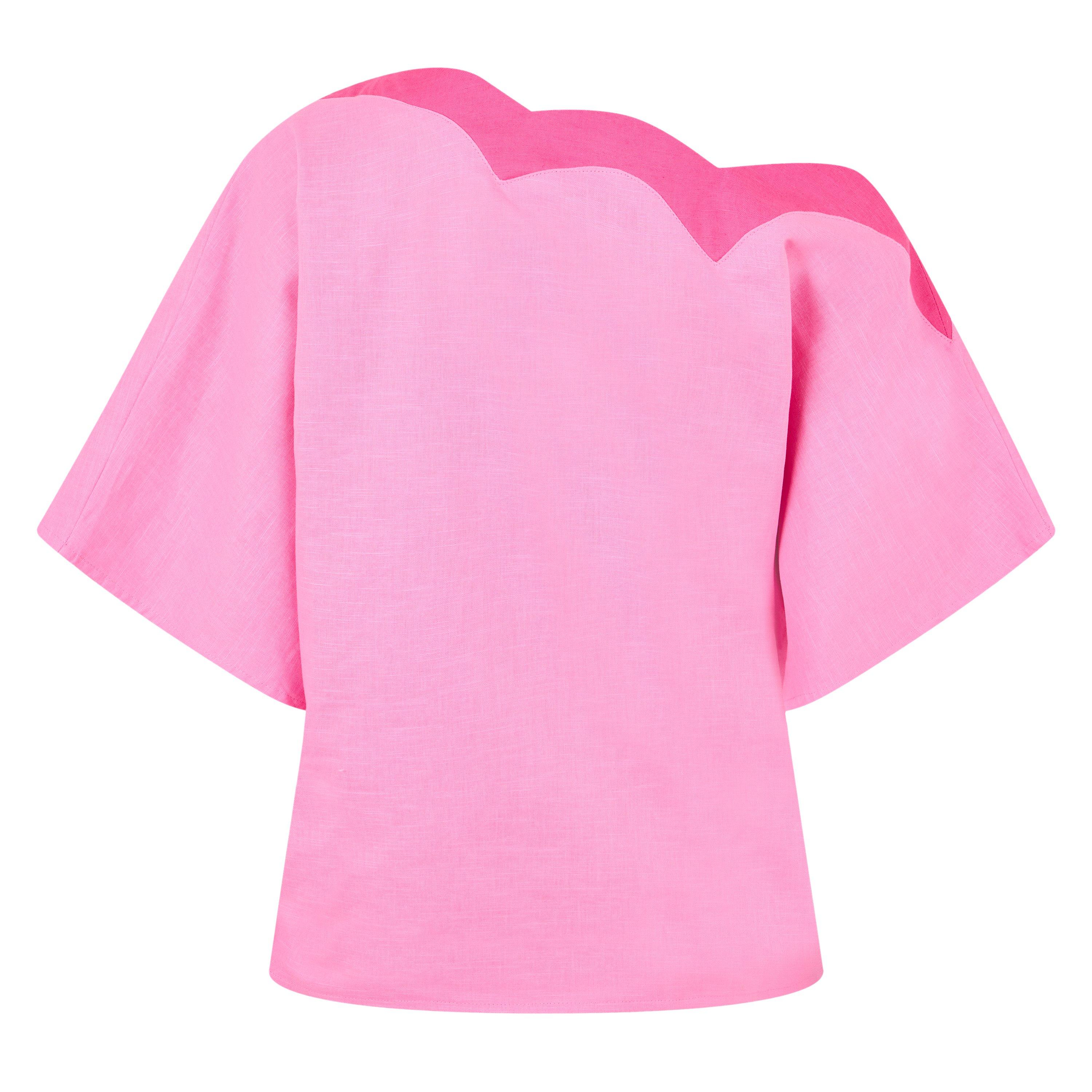 Pink - Never Fully Dressed - Scallop Tilly Top - 2