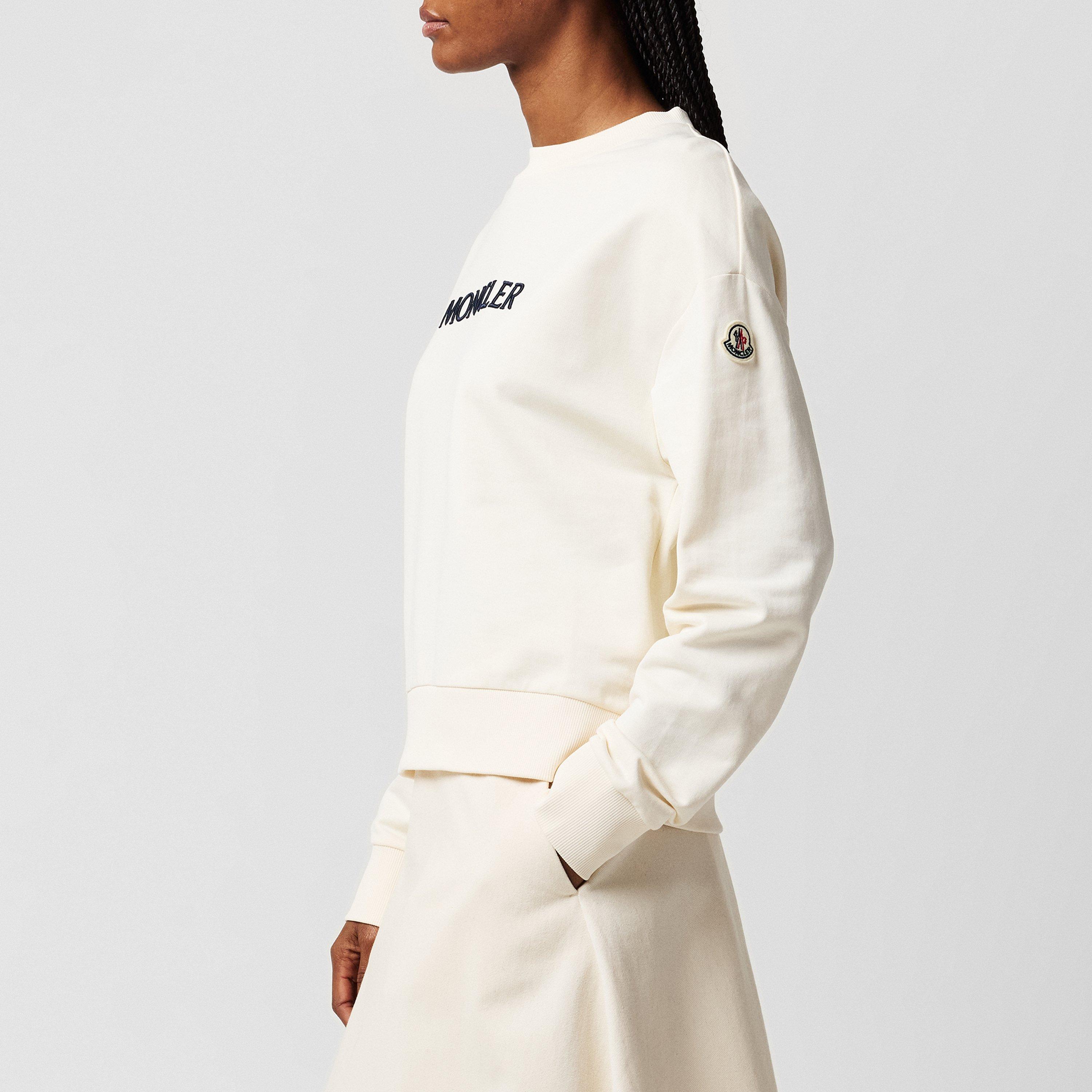 Cream 037 - Moncler - Logo Sweatshirt - 2