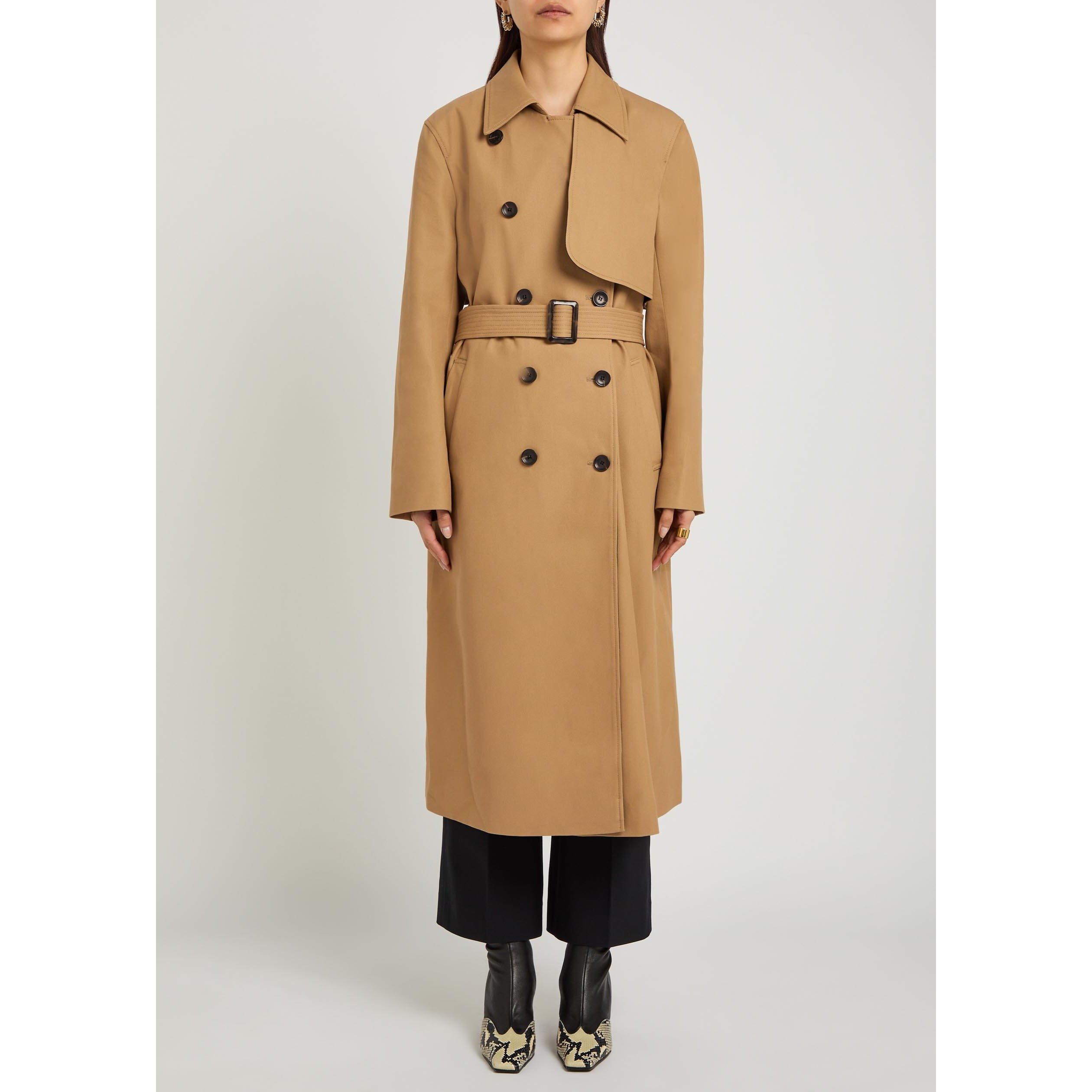 LIGHT BROWN - Maria McManus - DOUBLE FACED TRENCH COAT - 2