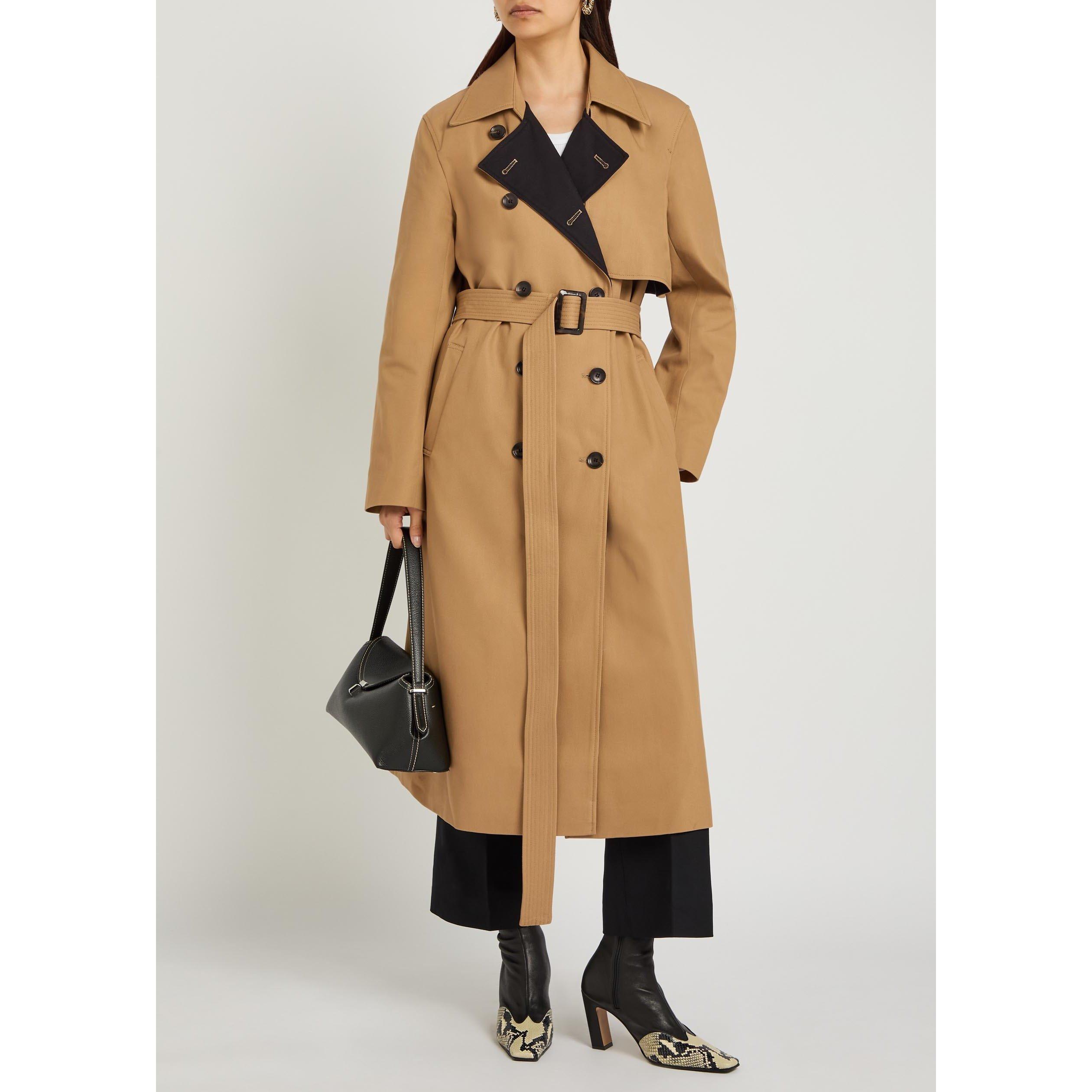 LIGHT BROWN - Maria McManus - DOUBLE FACED TRENCH COAT - 5