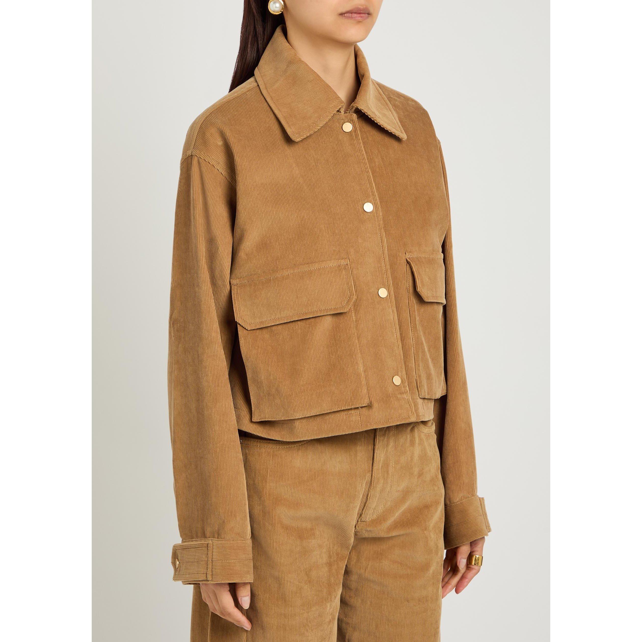 CARAMEL - Maria McManus - CROPPED A-LINE JACKET IN CARAM - 2