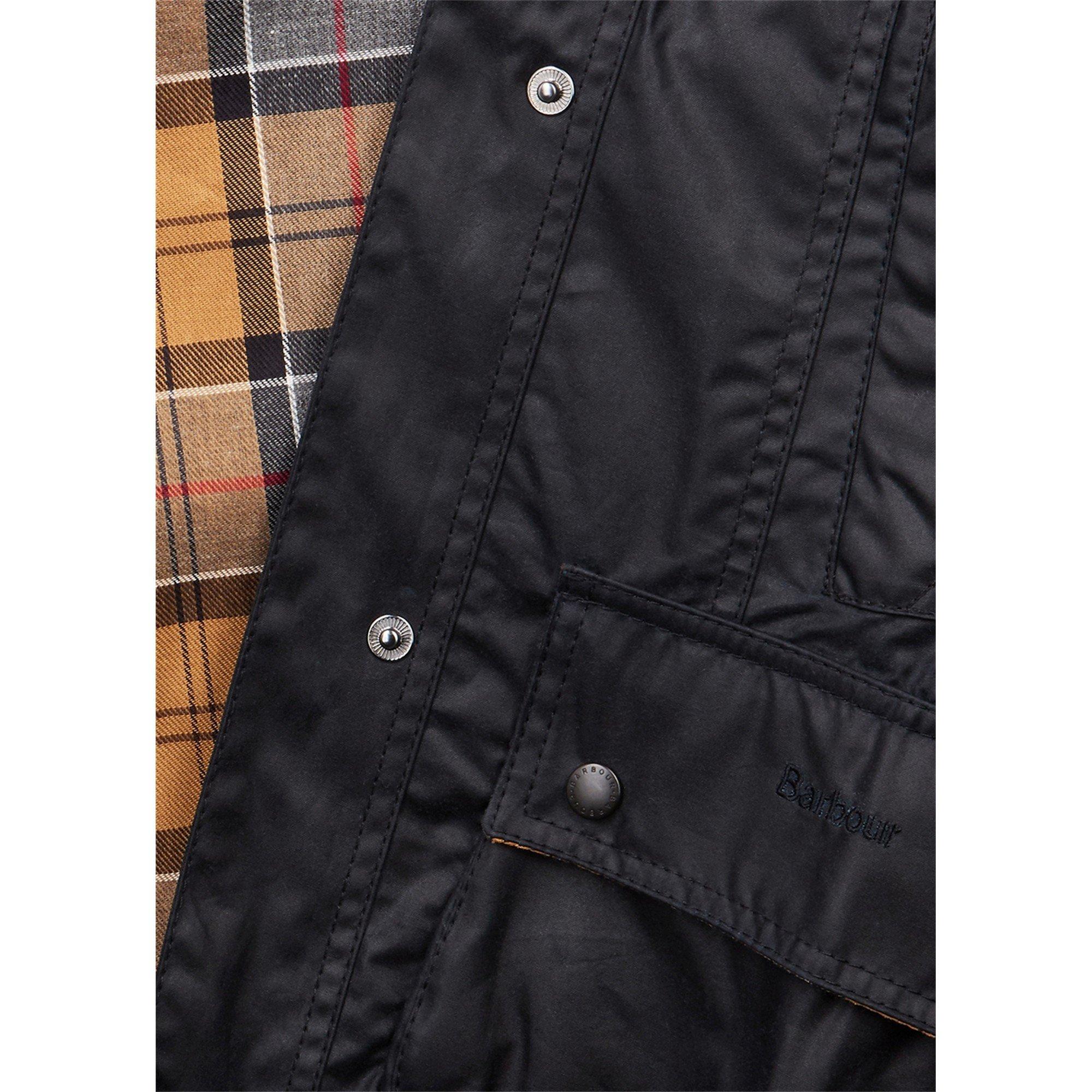 NAVY - Barbour - JKT CLASSIC BEADNELL WAX NAVY - 4