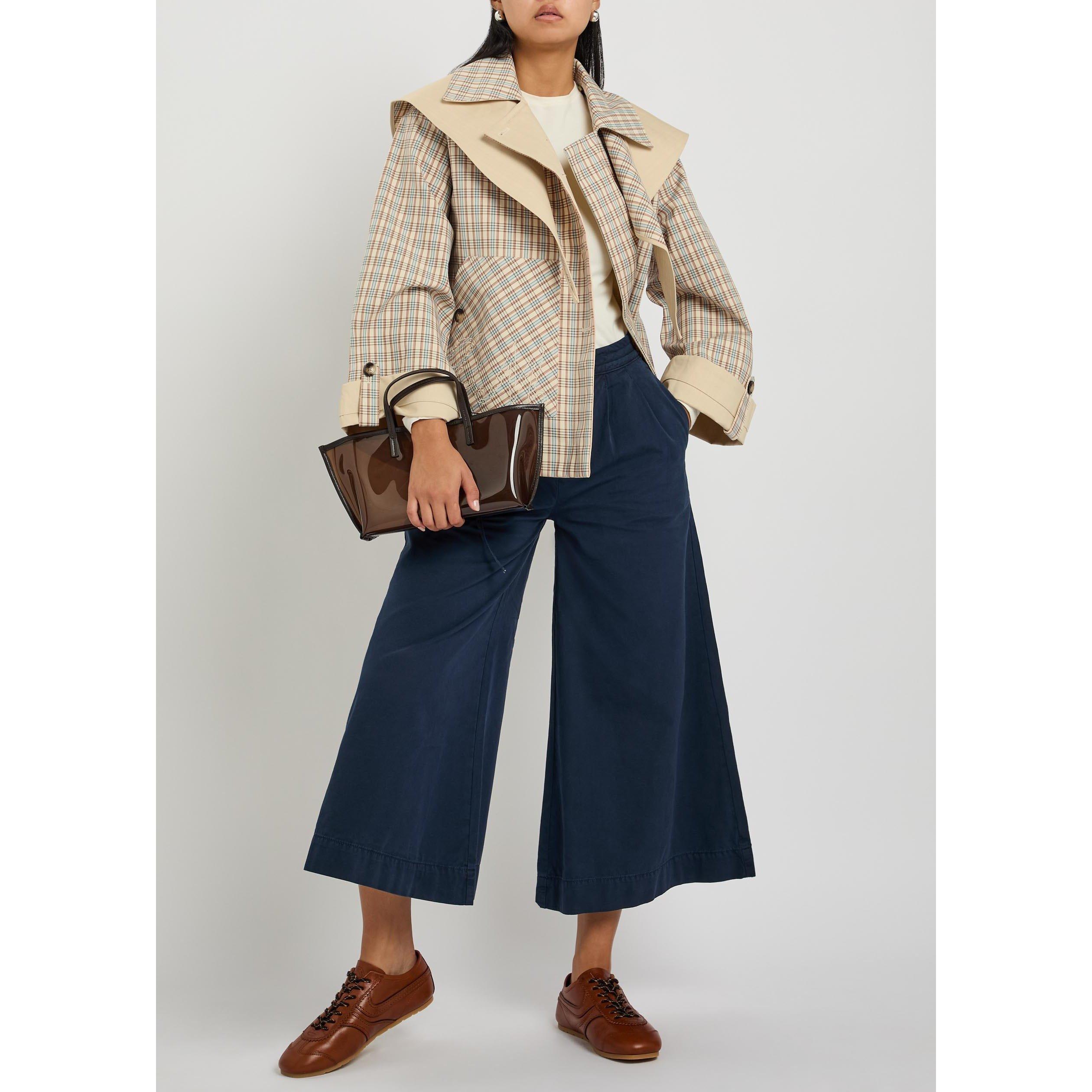 BEIGE - Damson Madder - C JERRY REVERSIBLE CROP TRENCH - 7