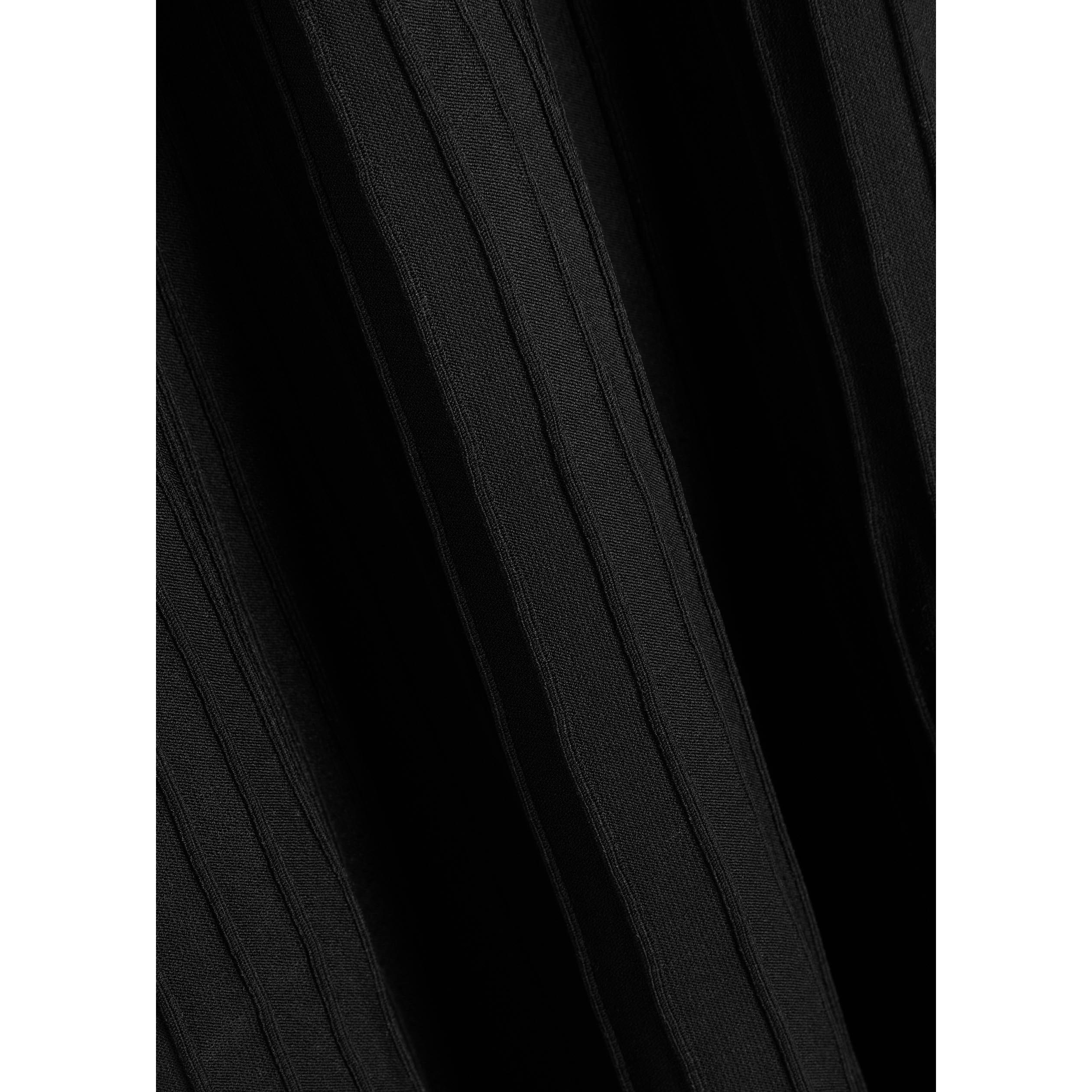 BLACK - Jonathan Simkhai - Women's Genna Ribbed V-Neck Midi Jumper Dress - 4
