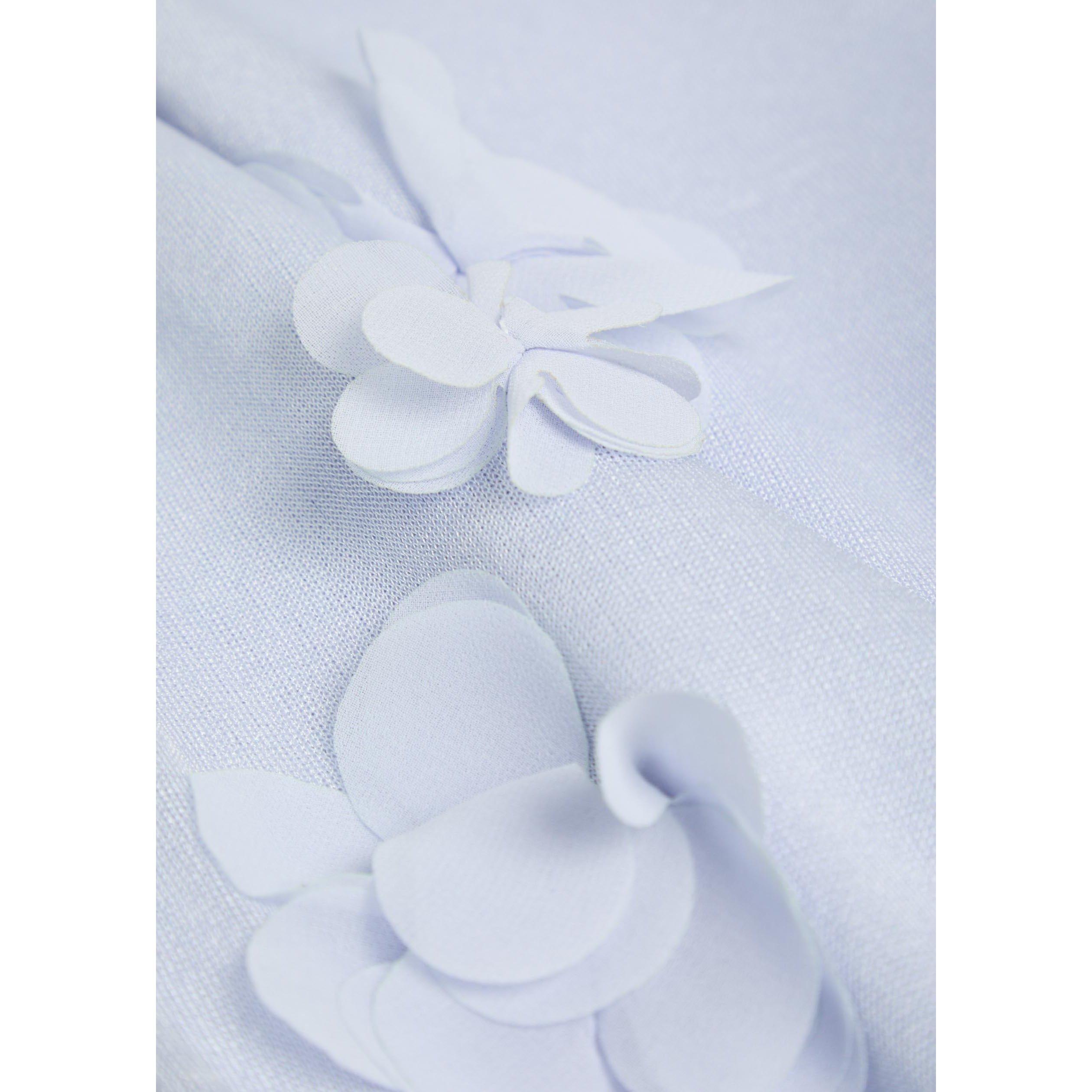 LIGHT BLUE - Jonathan Simkhai - Women's Ivi Floral Embroidered Knitted Midi Dress - 4