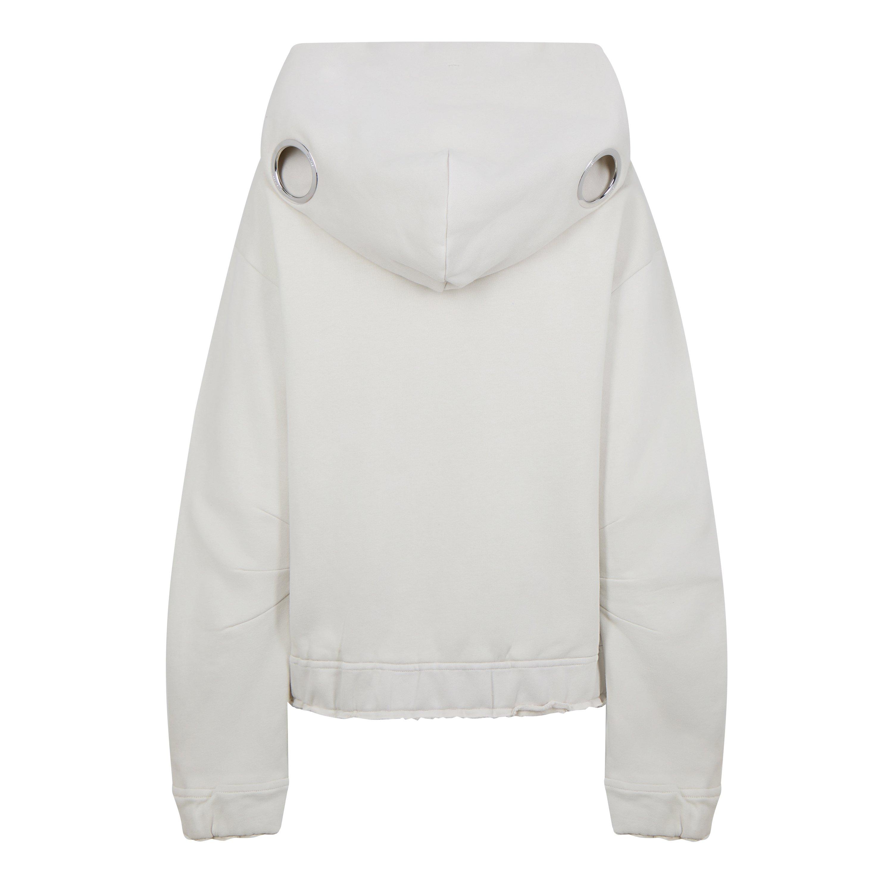 Natural 051 - Moncler x Willow Smith - X Willow Smith Zip-Up Eyelet Hoodie - 2