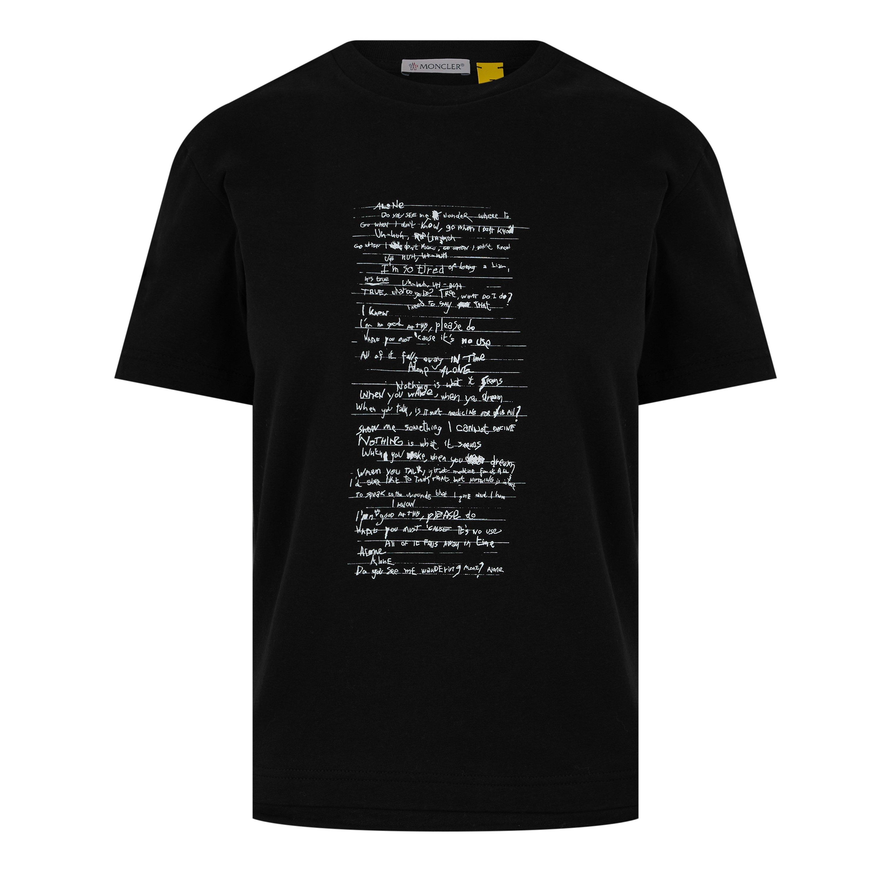 Black 999 - Moncler x Willow Smith - X Willow Smith Lyric T-Shirt - 5