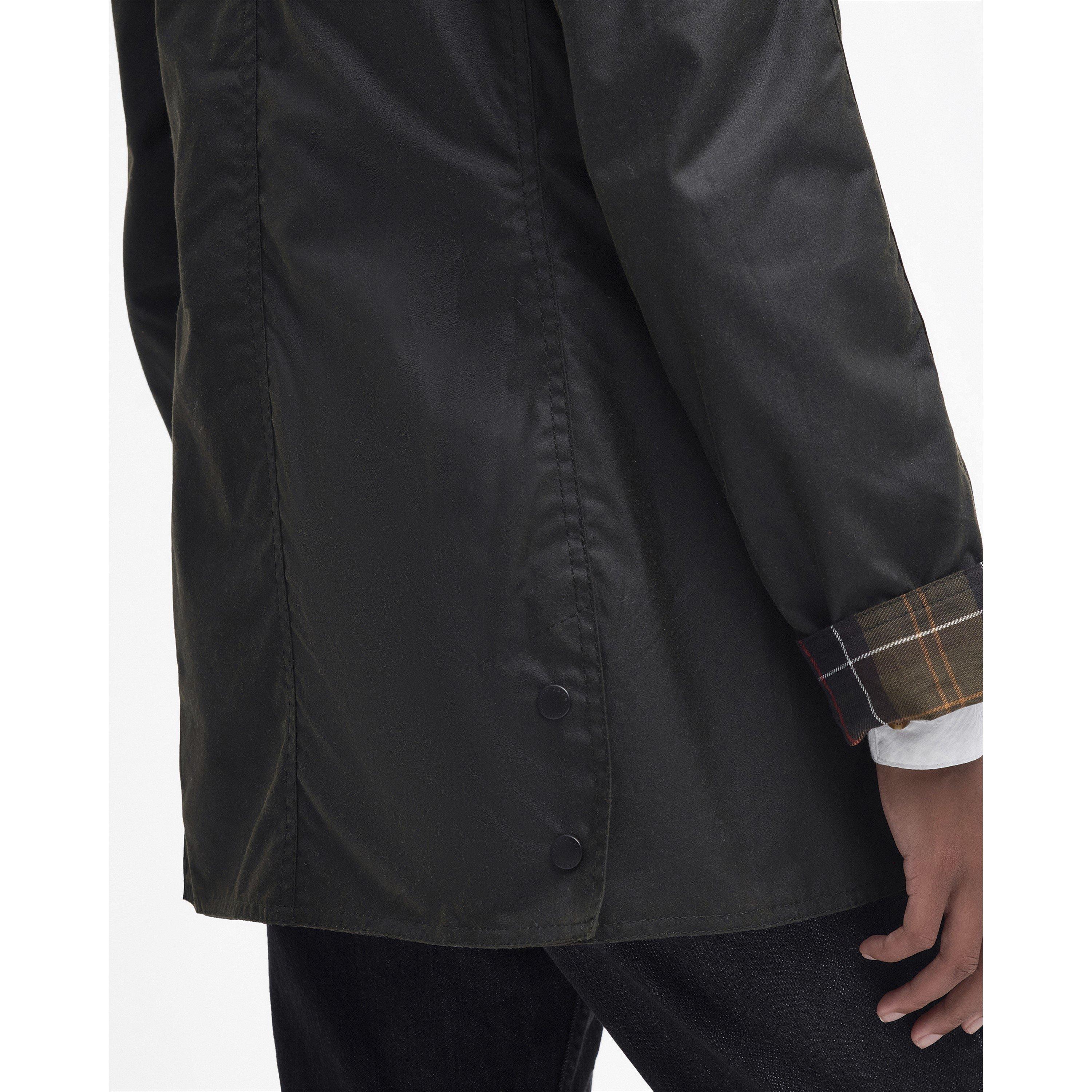 Olive - Barbour - Womens Beadnell® Wax Jacket - 7