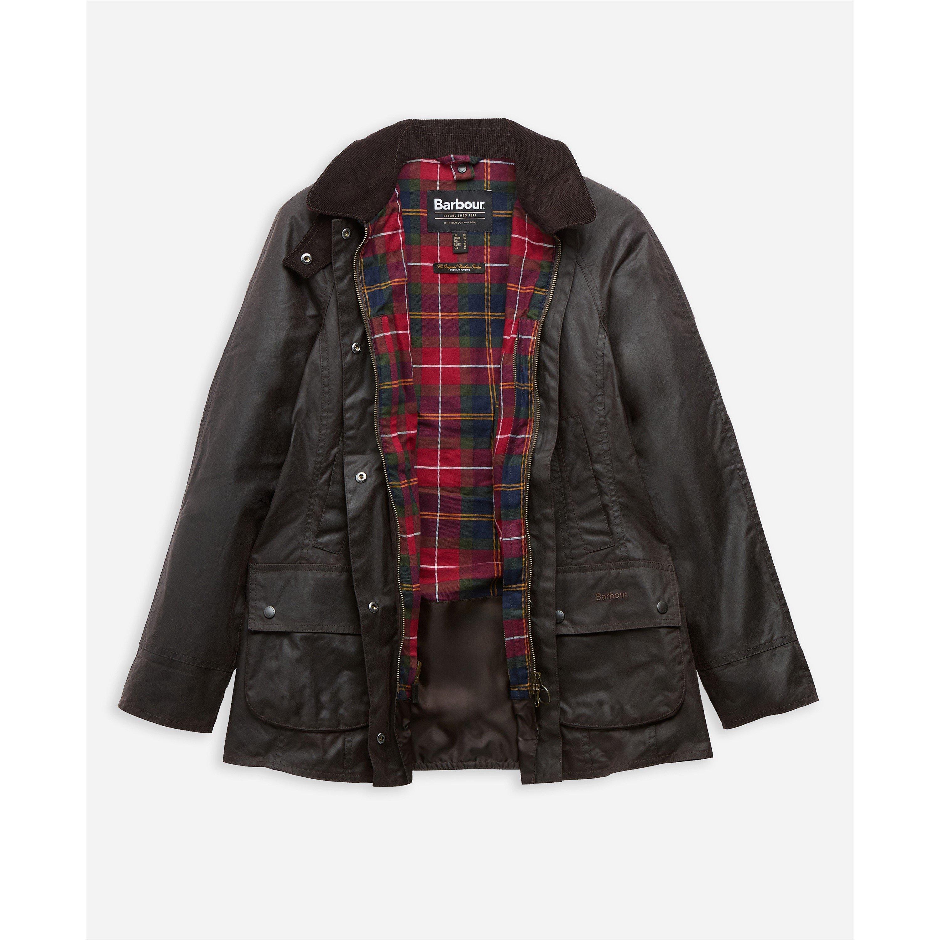 Rustic/Winterb - Barbour - Womens Beadnell® Wax Jacket - 8