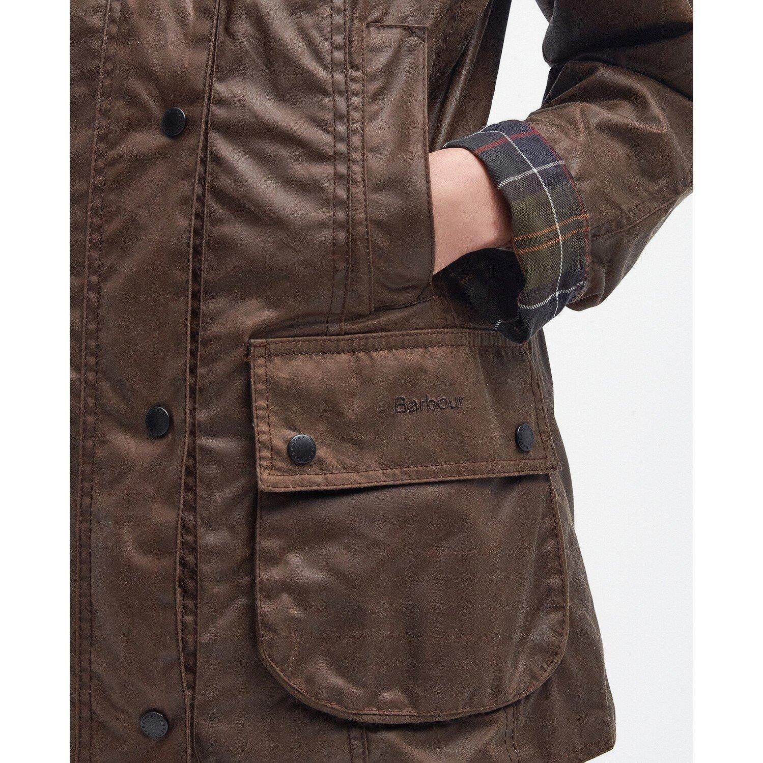 Bark - Barbour - Womens Beadnell® Wax Jacket - 7