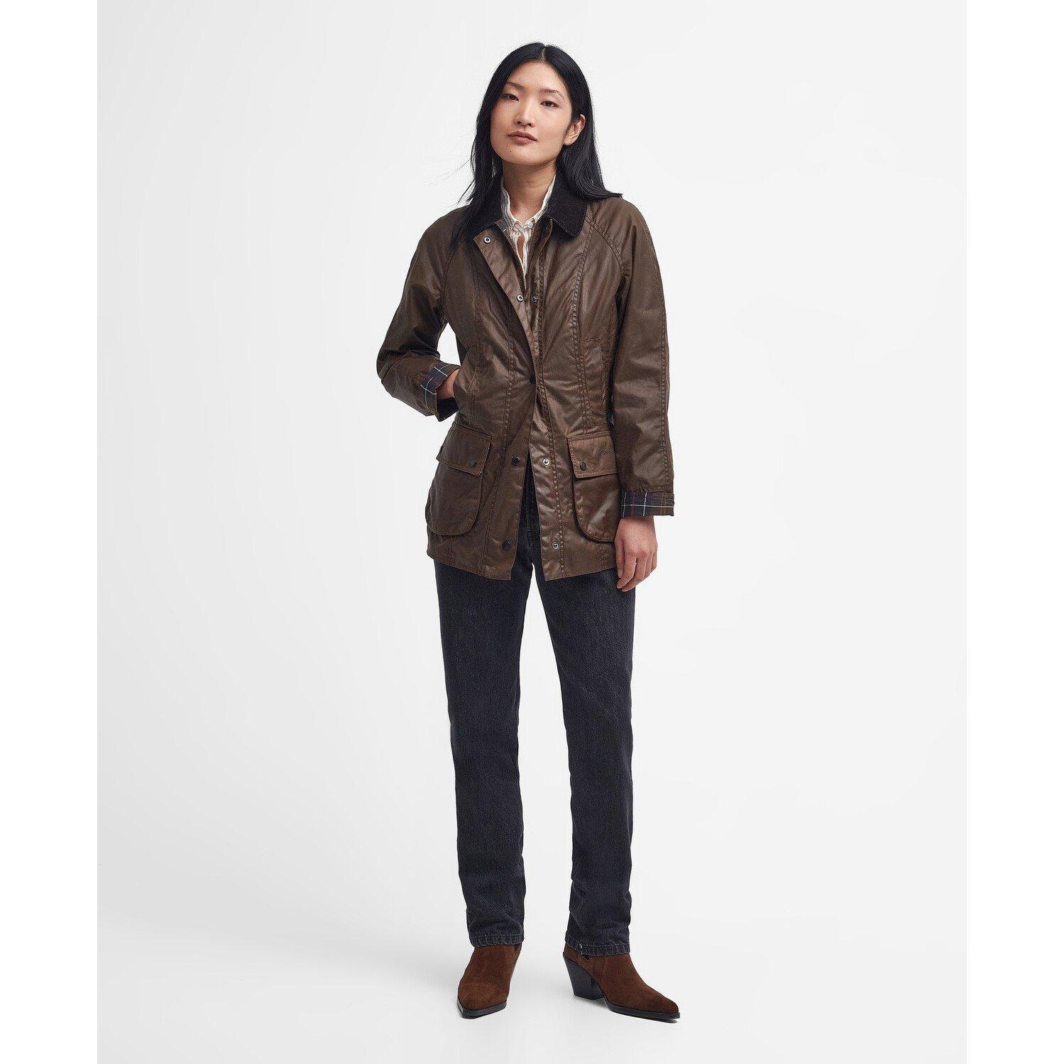 Bark - Barbour - Womens Beadnell® Wax Jacket - 10